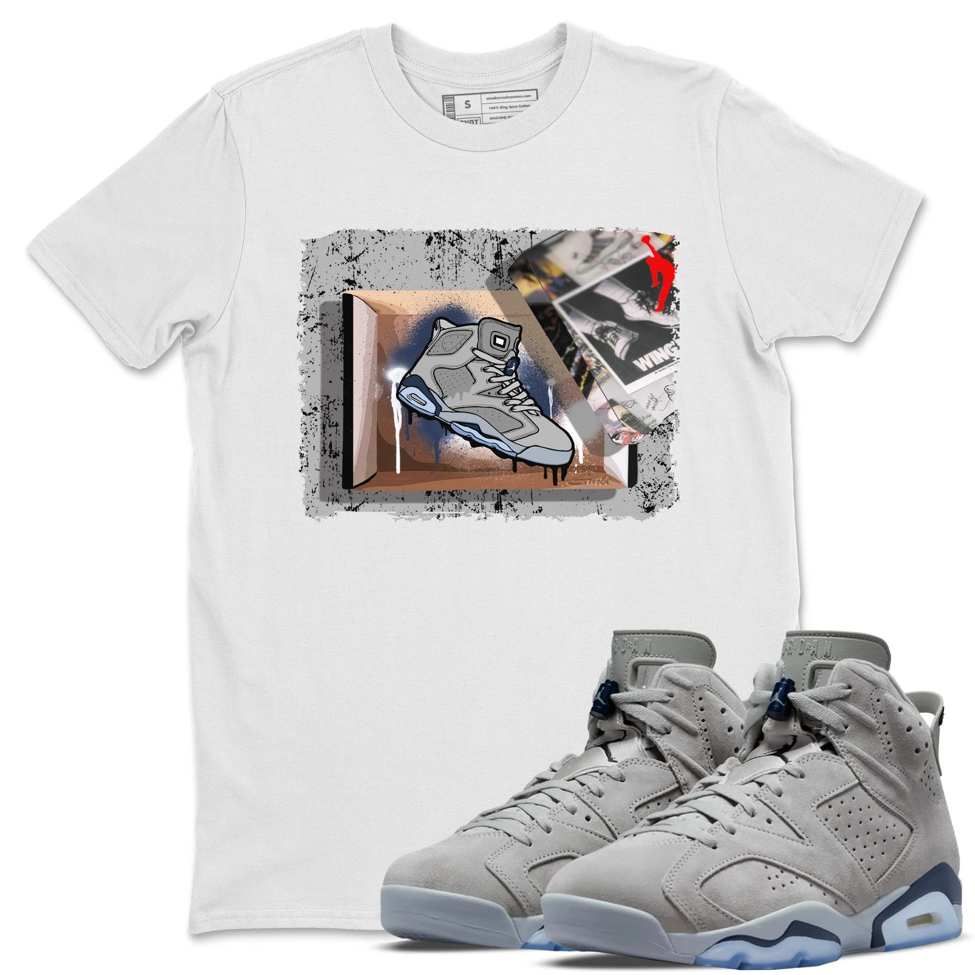 New Kicks Unisex Tops - Air Jordan 6 Georgetown