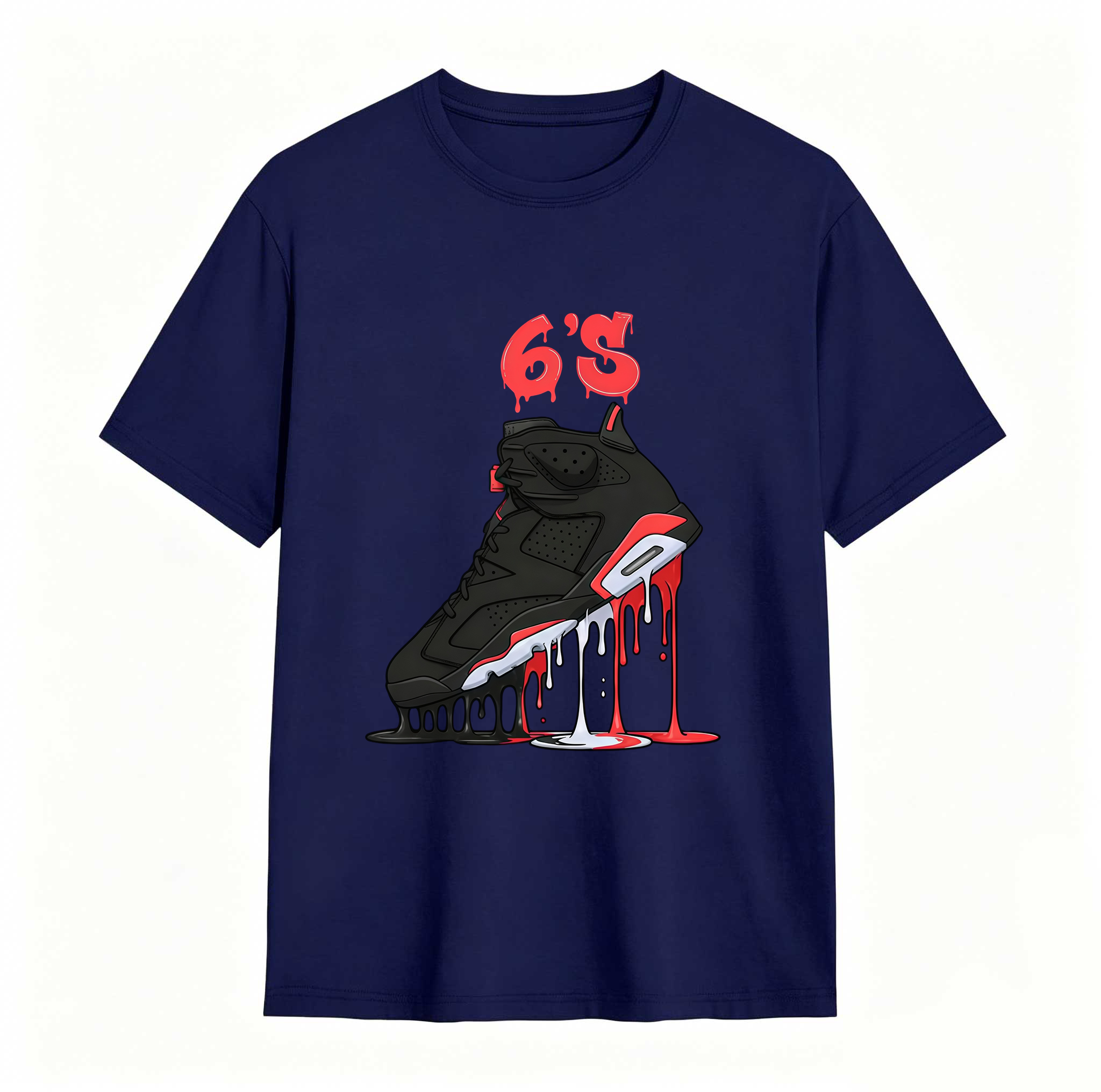 Retro Infrared Salesman 6s - Dripping 6'S Sneaker Match Tshirt, Retro Infrared Salesman 6s Matching Sneaker Tee Shirt