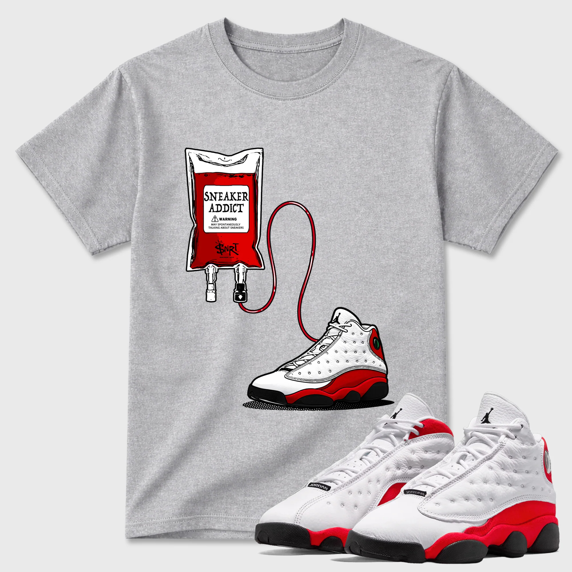 Sneaker Therapy Sneaker Tees - Air Jordan 13 University Red