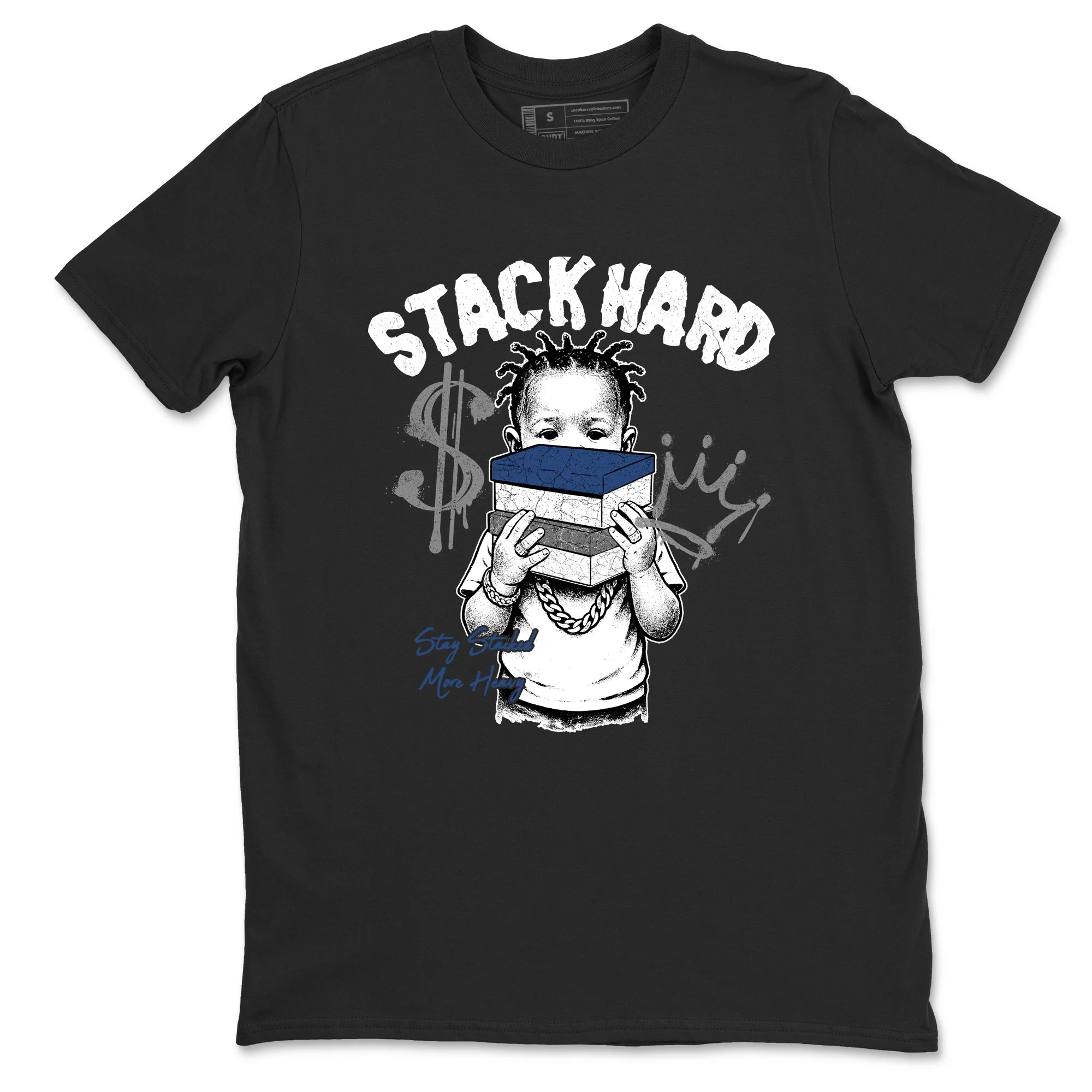 Stack Hard Sneaker Tees - Air Jordan 9 Flint Grey