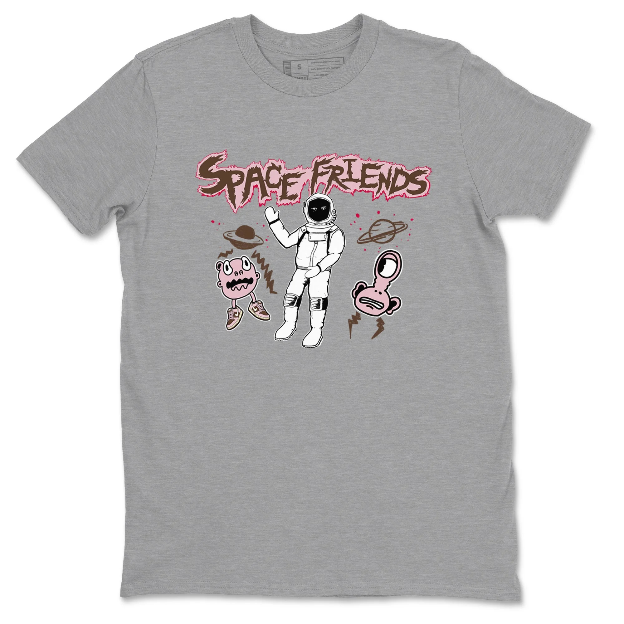 Space Friends Sneaker Tees - Dunk Cacao Wow And Pink Foam