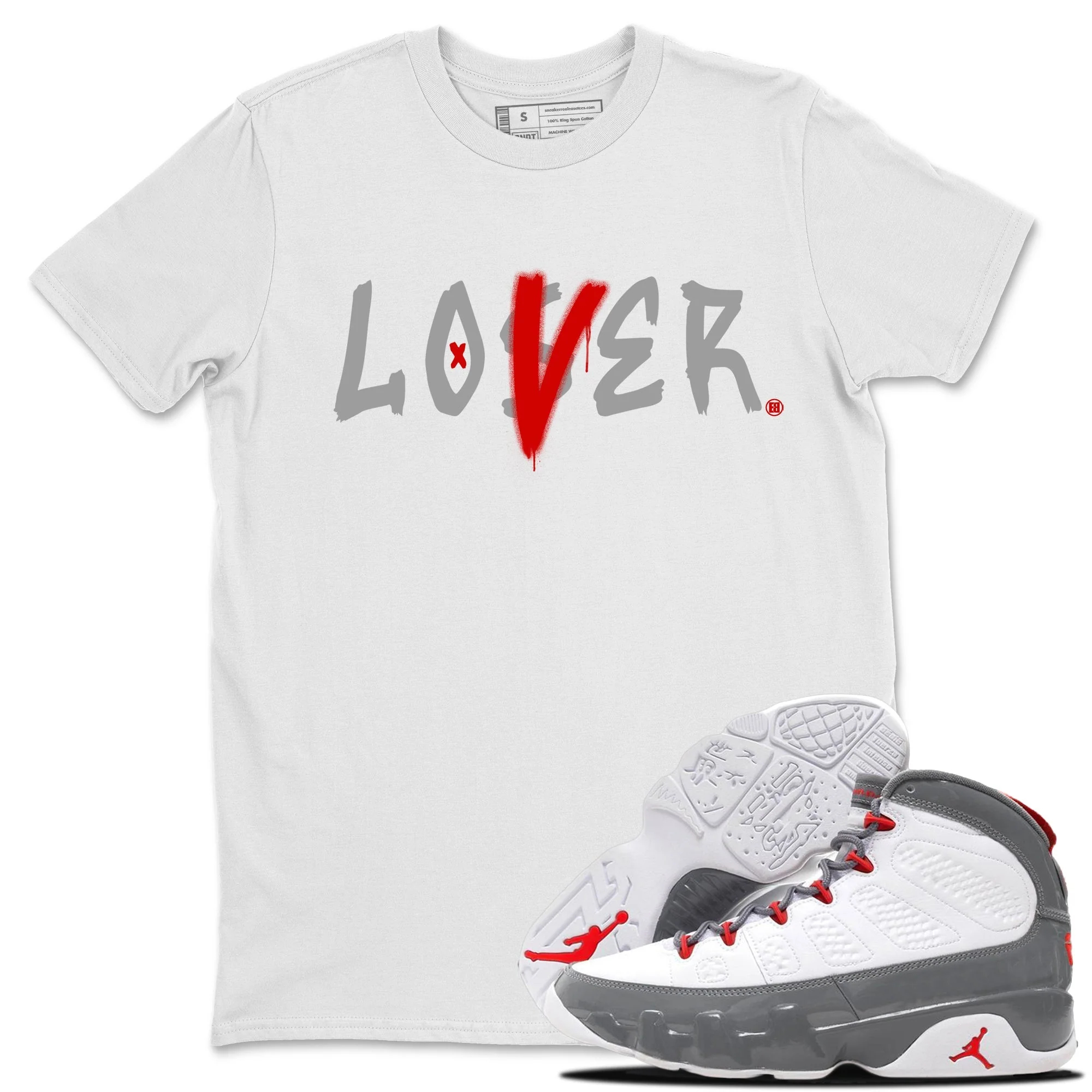Loser Lover Unisex Tops - Air Jordan 9 Fire Red