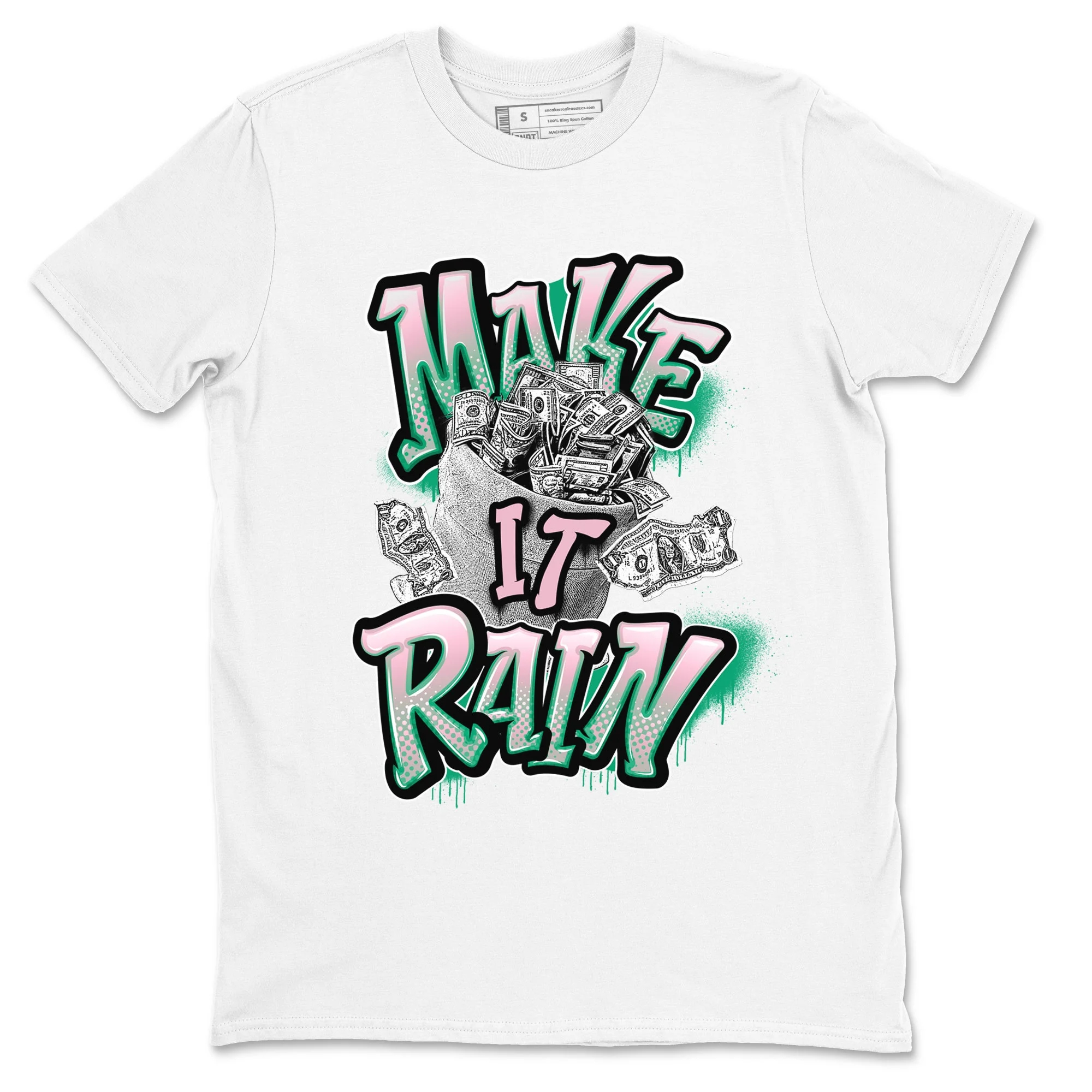 Make It Rain Money Sneaker Tees - Dunk Medium Soft Pink Malachite