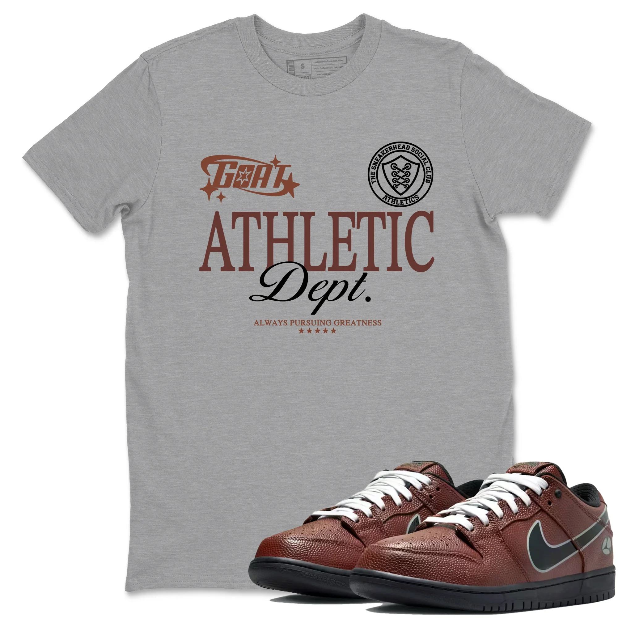 Goat Athletic Dept Sneaker Tees - Dunk Low Football