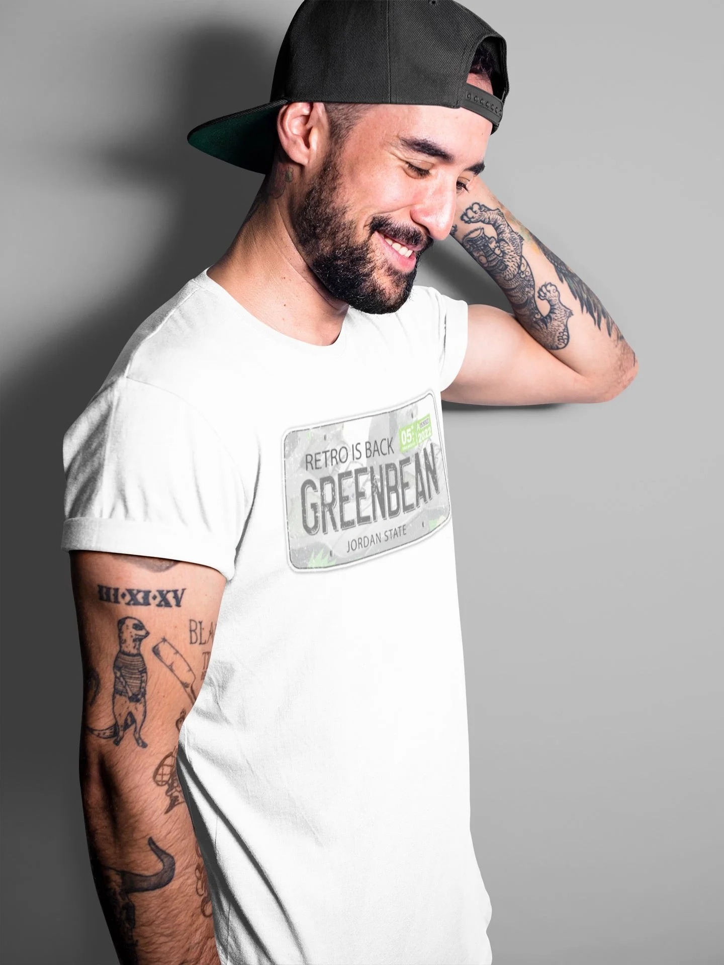 Jordan Plate Unisex Tops - Air Jordan 5 Green Bean