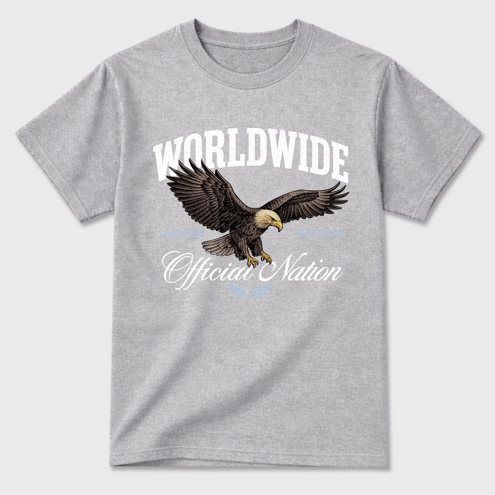 Worldwide Official Nation Sneaker Tees - Air Jordan 5 Wolf Grey