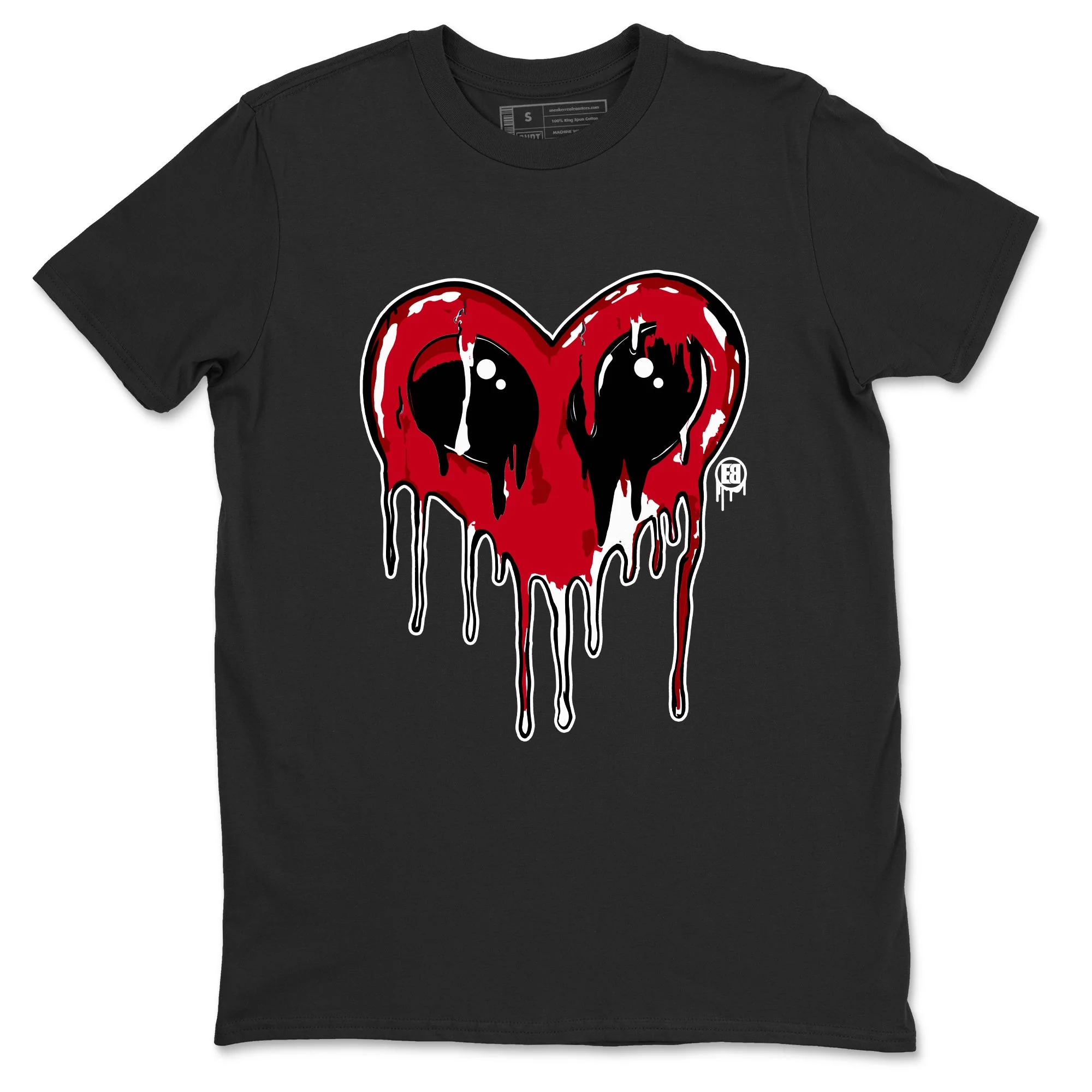 Heart Alien Sneaker Tees - Air Jordan 1 '85 Bred