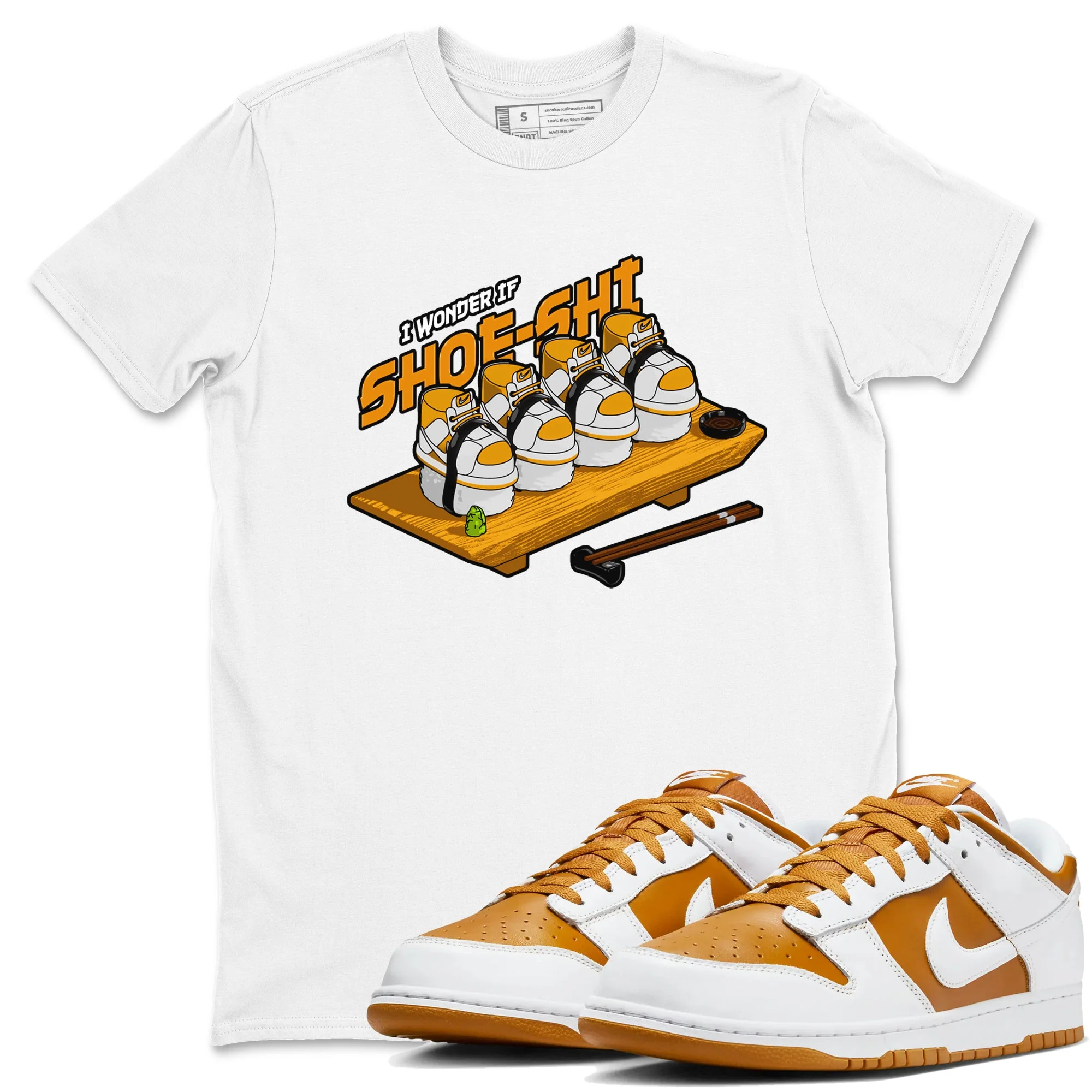 Shoe-Shi Sneaker Tees - Dunk Dark Curry