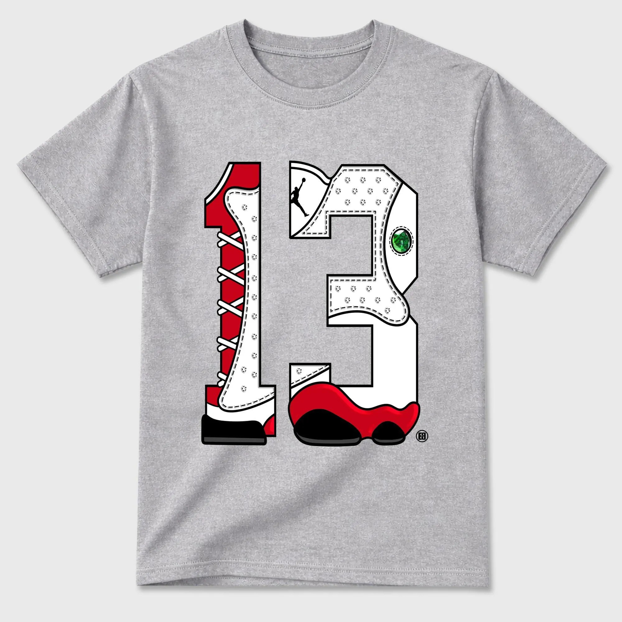 Number Statue Graphic Tee - best t shirts to wear with jordans 13s Chicago