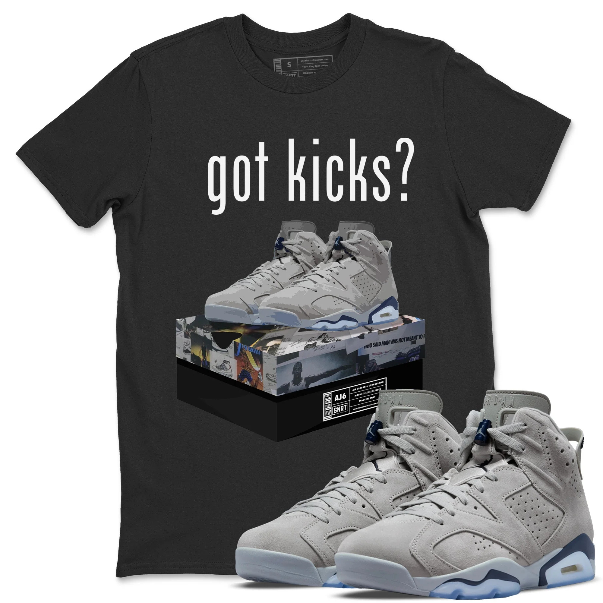 Got Kicks Unisex Tops - Air Jordan 6 Georgetown