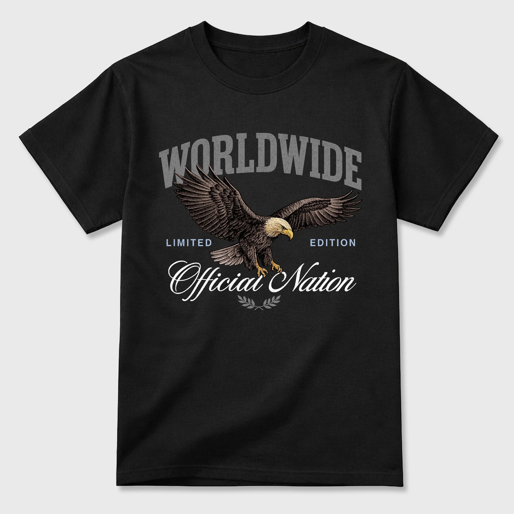 Worldwide Official Nation Sneaker Tees - Air Jordan 5 Wolf Grey