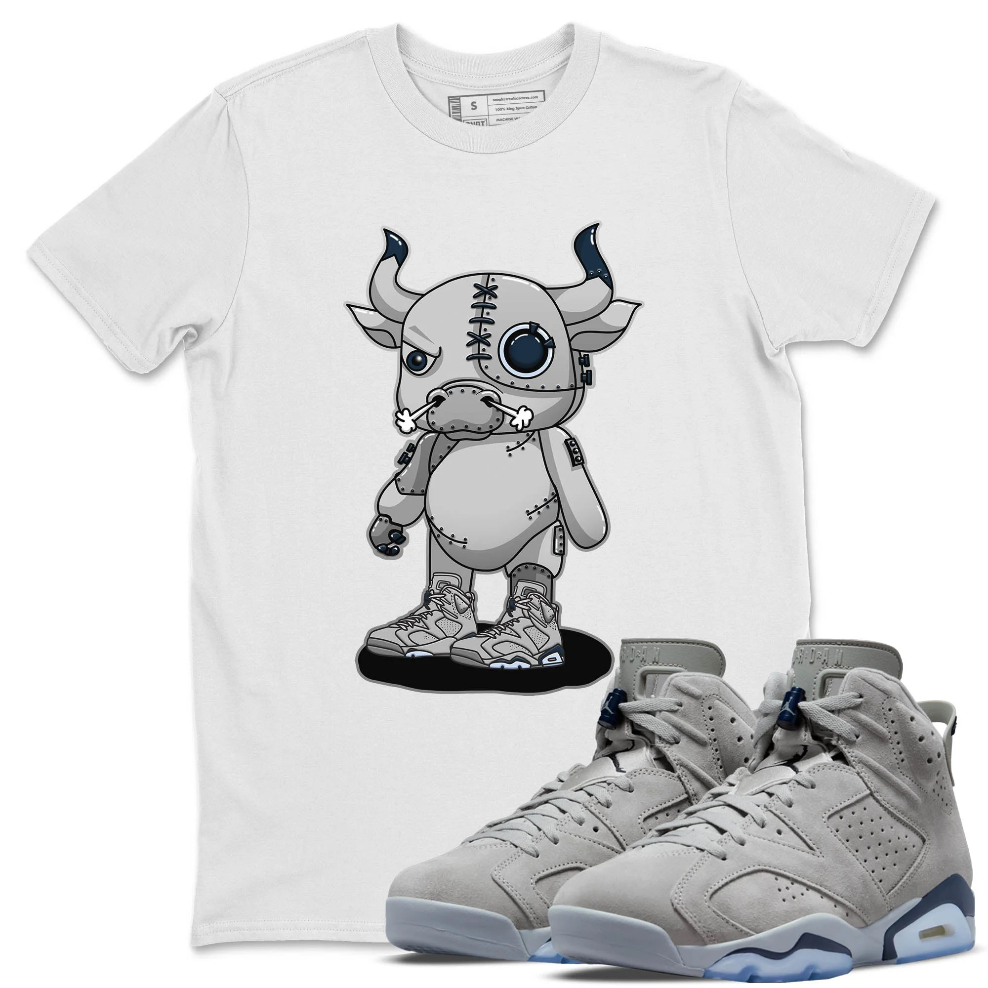 Cyborg Bull Unisex Tops - Air Jordan 6 Georgetown