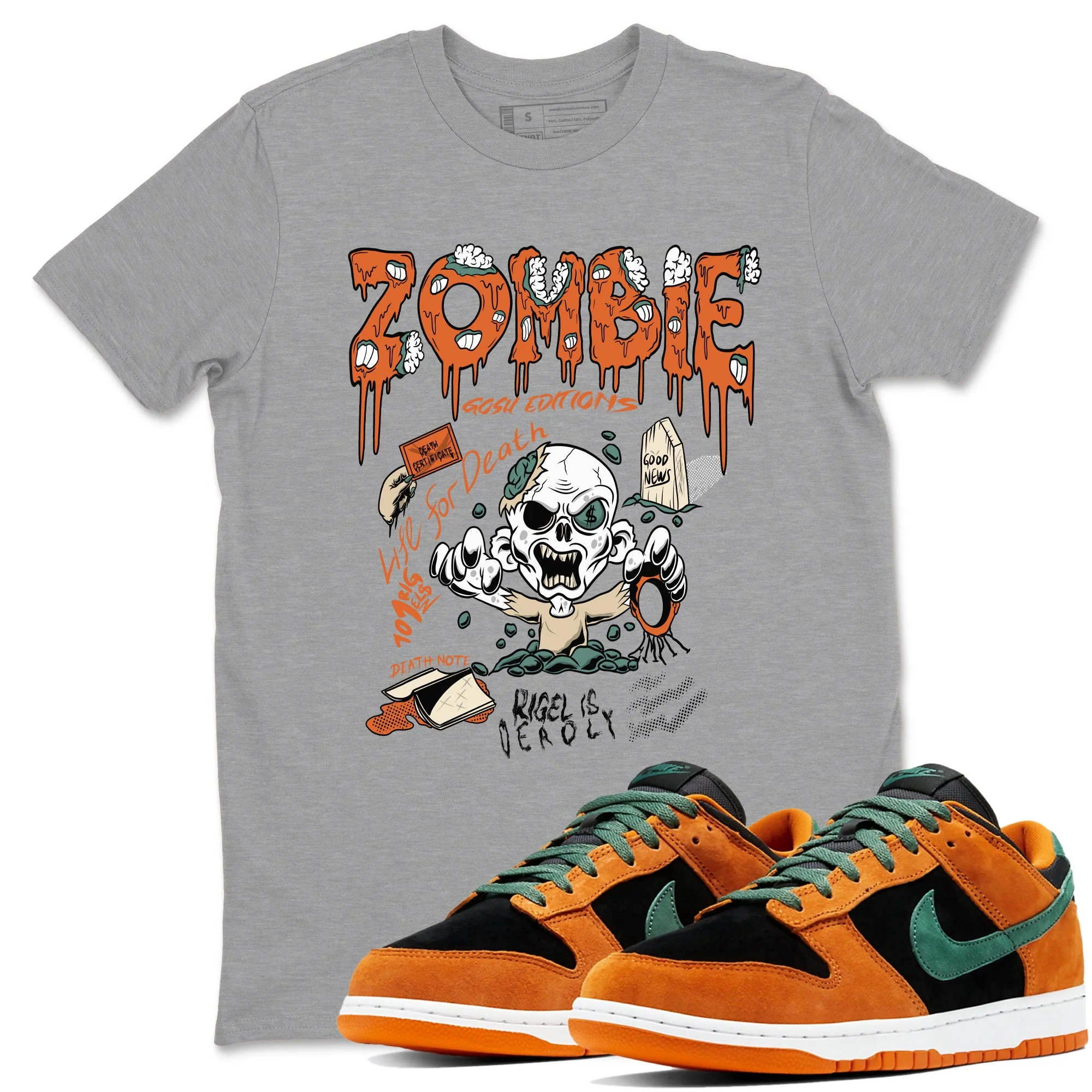 Zombie Grave Sneaker Tees - Dunk Ceramic