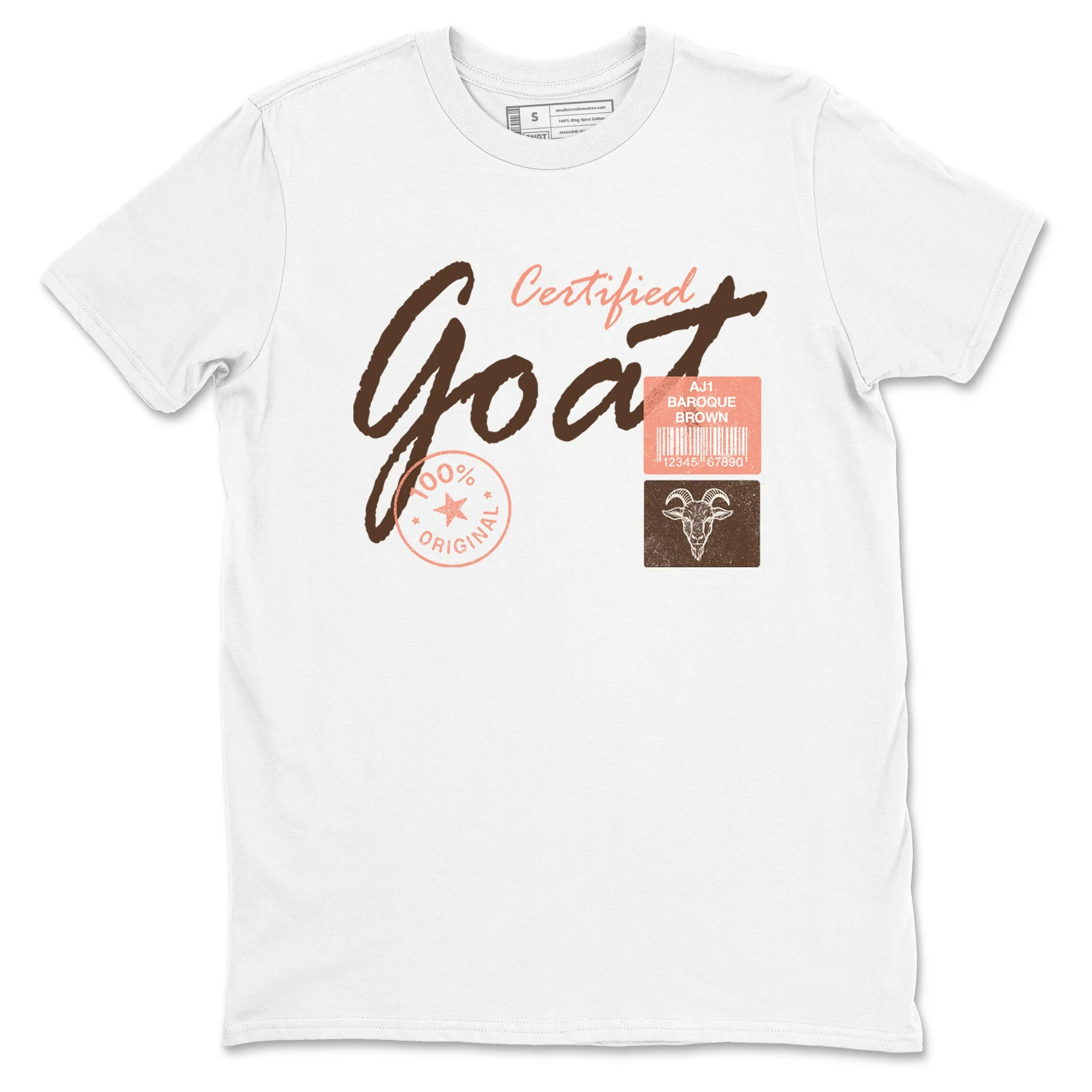 Certified Goat Sneaker Tees - Air Jordan 1 Baroque Brown