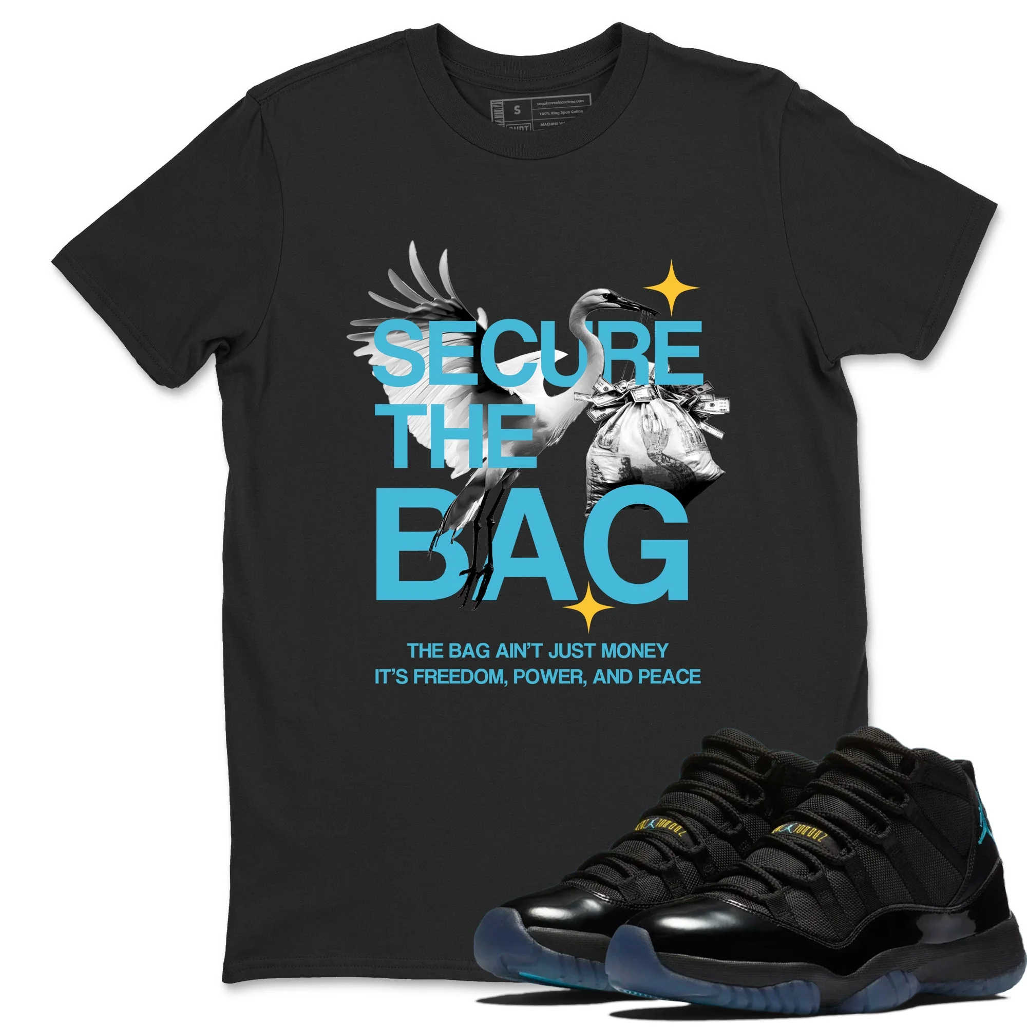 Secure The Bag Sneaker Tees - Air Jordan 11 Gamma