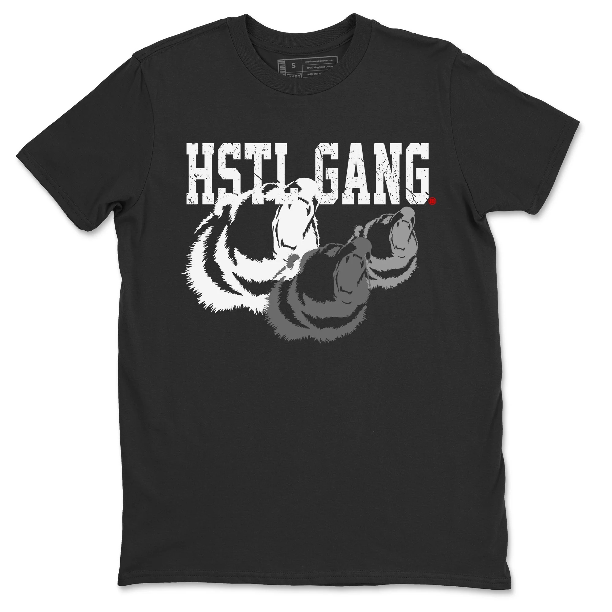 Hustle Gang Unisex Tops - Air Jordan 13 Black Flint
