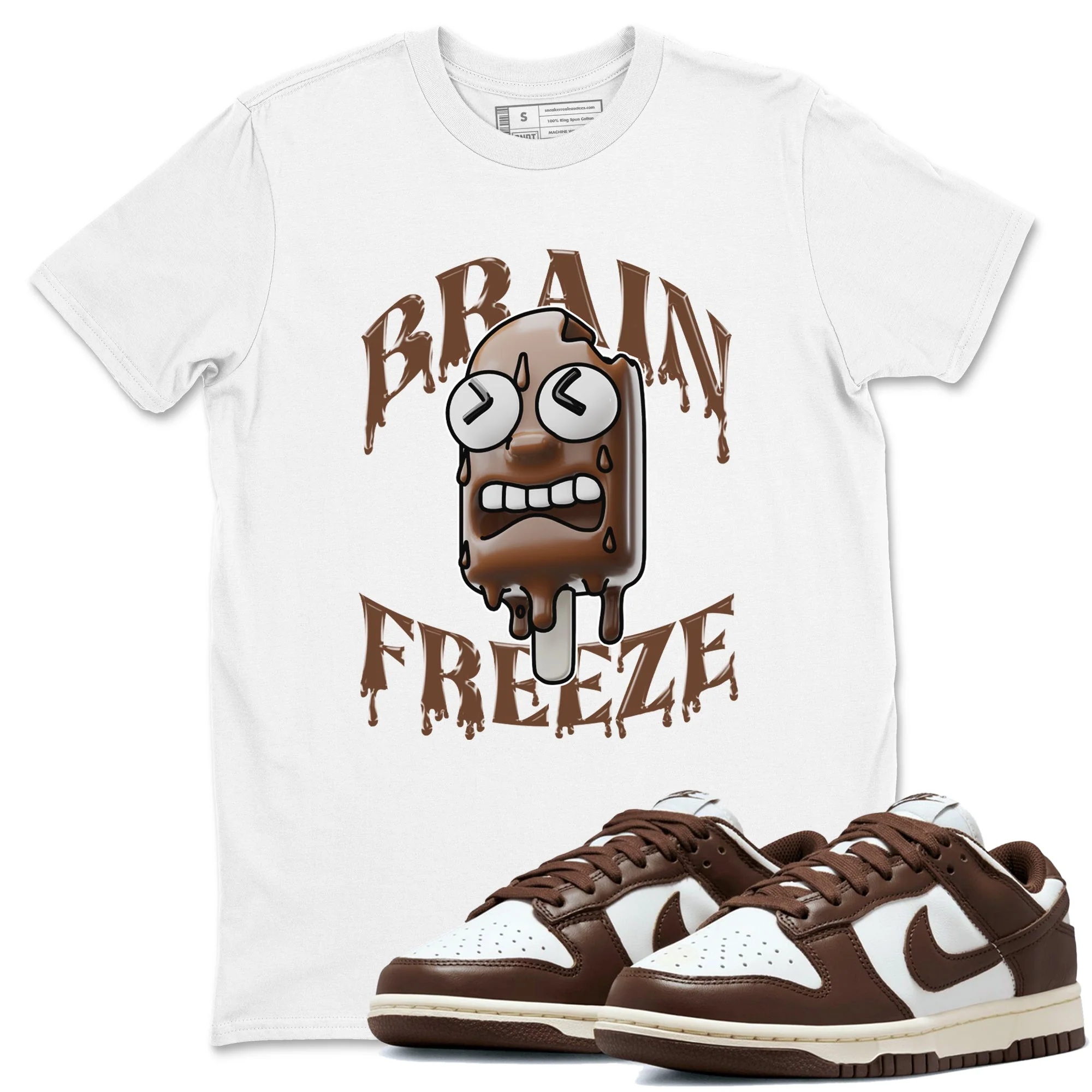Brain Freeze Sneaker Tee - Dunk Cacao Wow