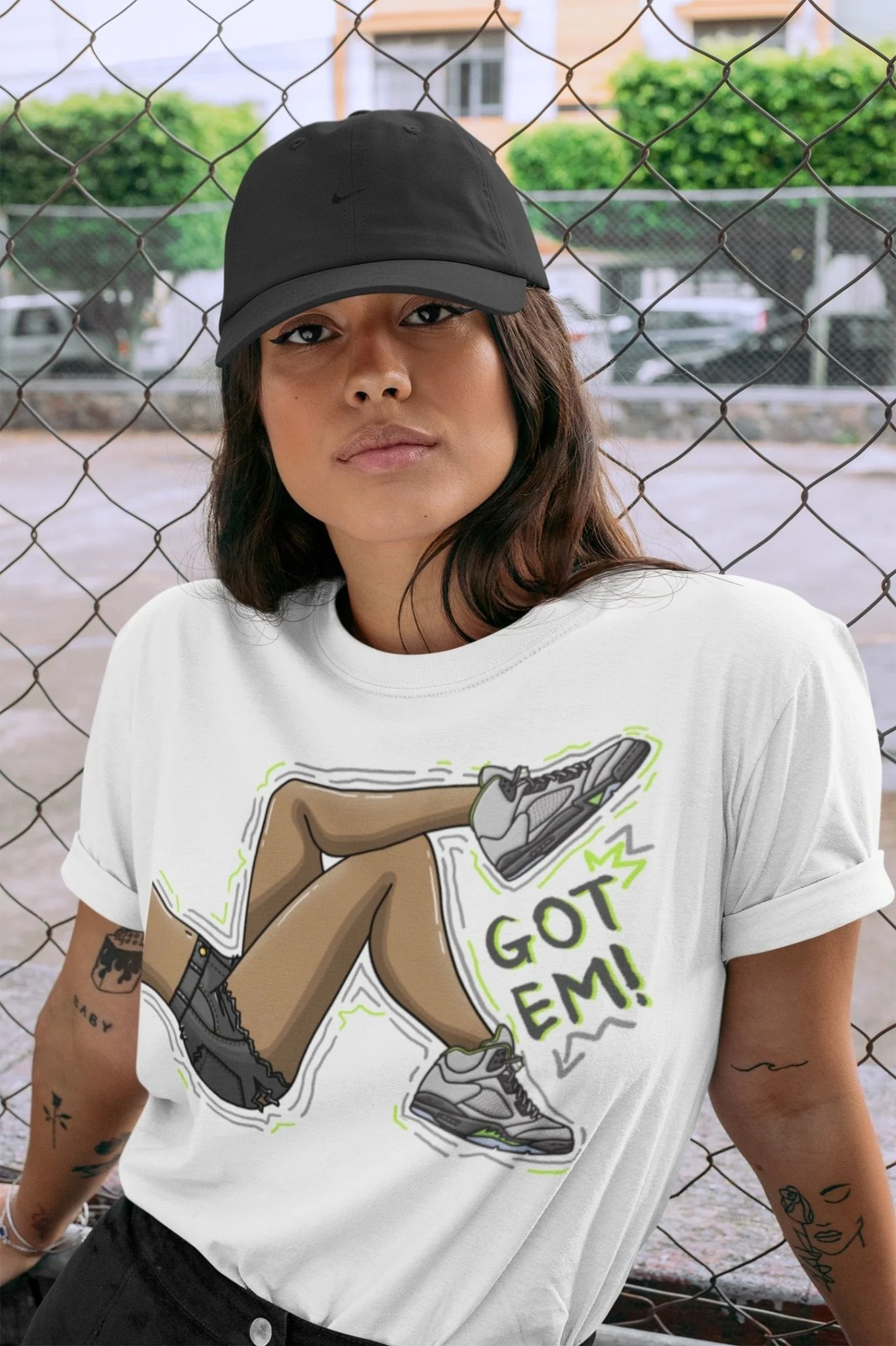 Got Em Legs Unisex Tops - Air Jordan 5 Green Bean