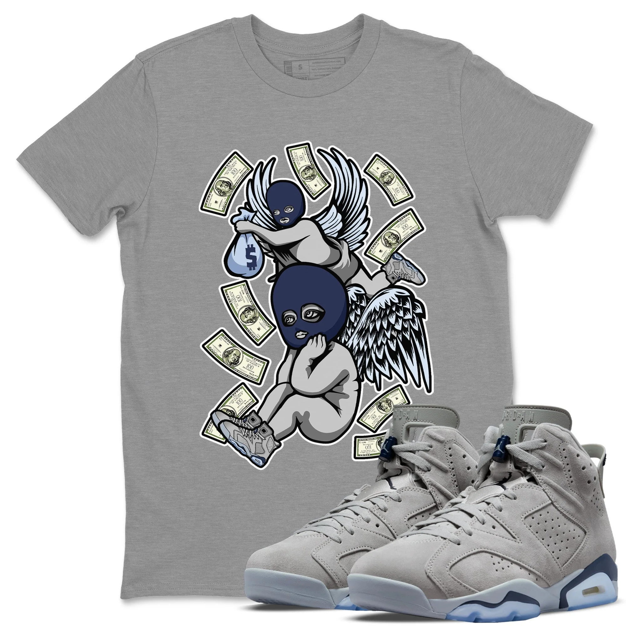 Hustle Angels Unisex Tops - Air Jordan 6 Georgetown