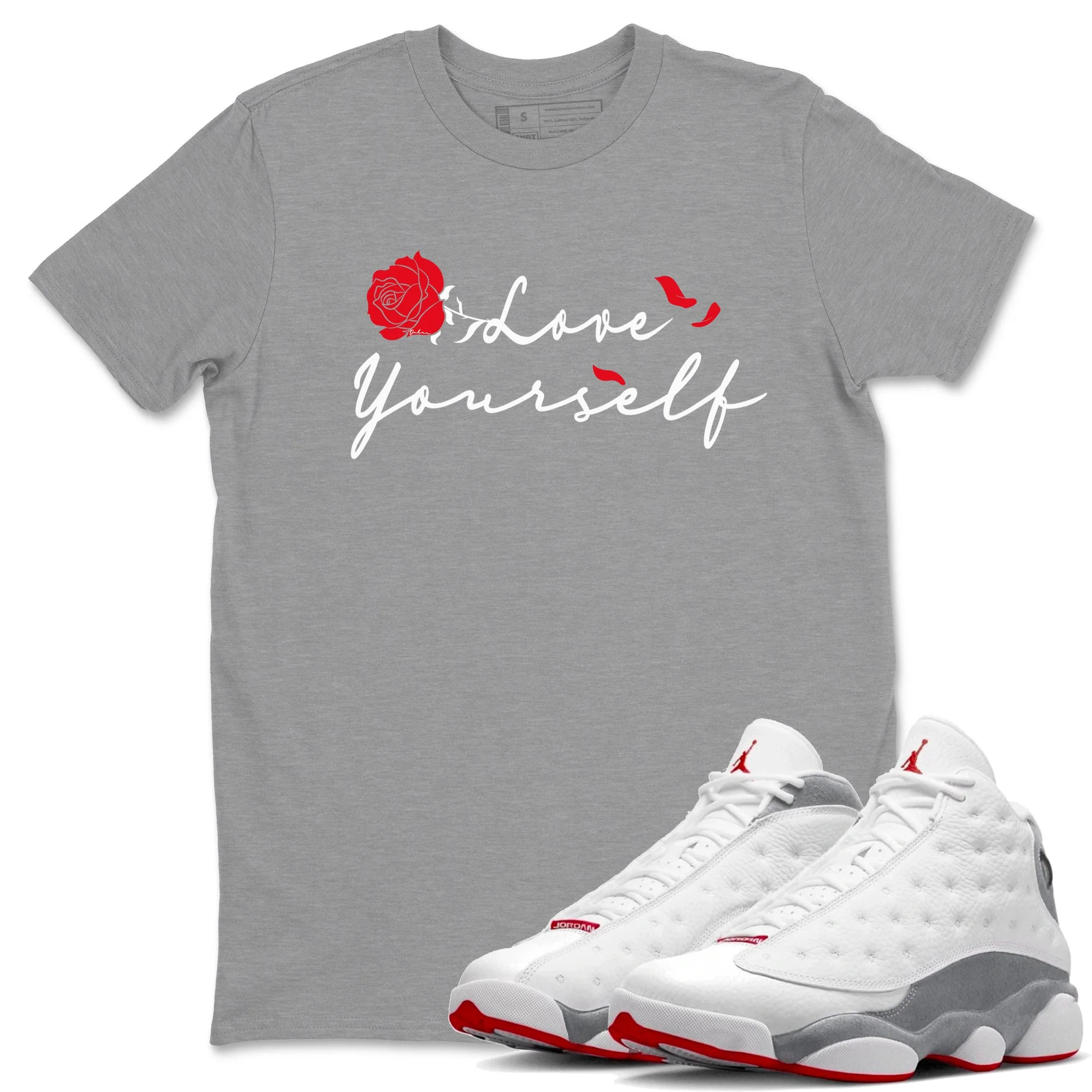 Love Yourself Sneaker Tee - Air Jordan 13 Wolf Grey