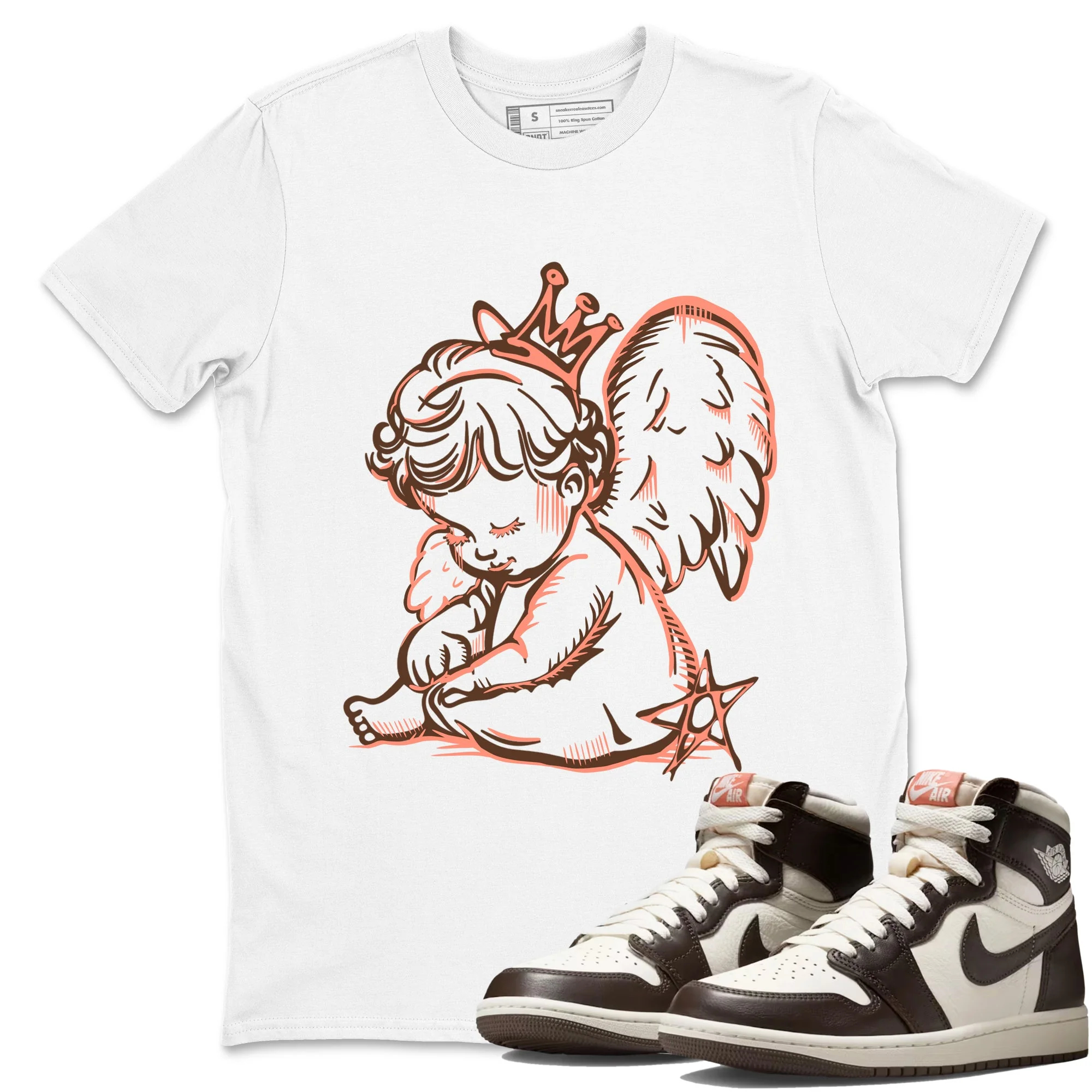 Neon Angel Sneaker Tees - Air Jordan 1 Baroque Brown