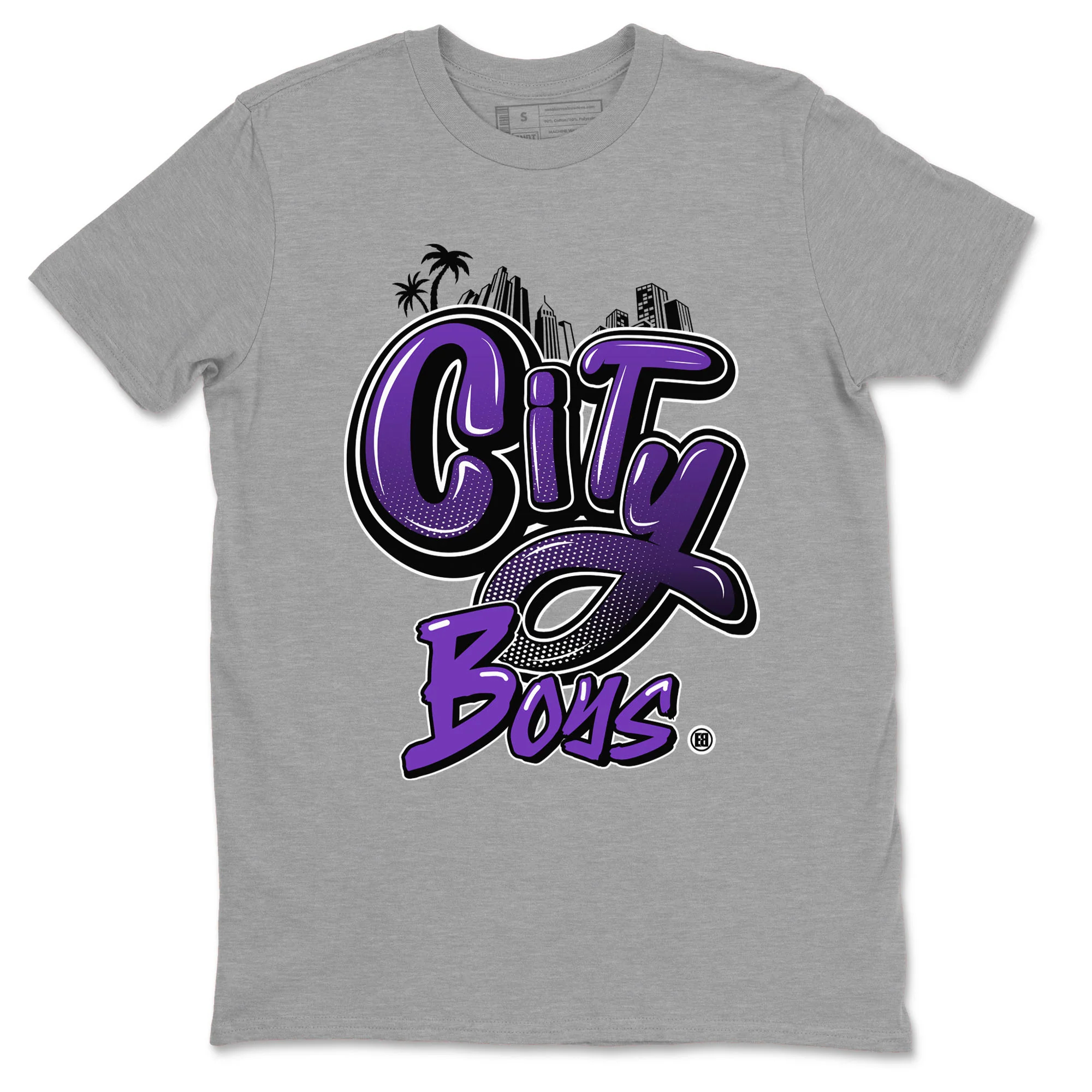 City Boys Sneaker Tees - Dunk Low Court Purple