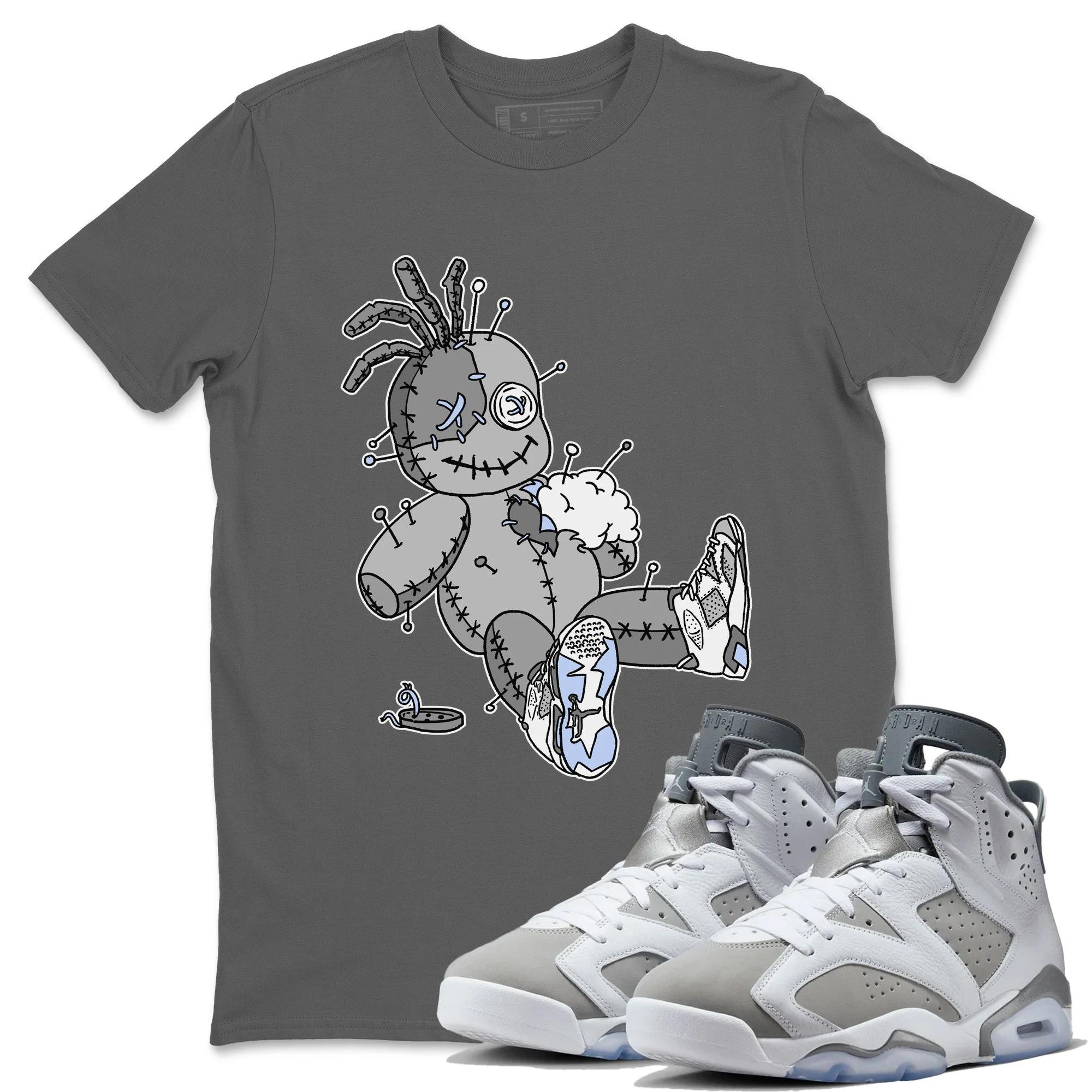 Voodoo Doll Unisex Tops - Air Jordan 6 Cool Grey