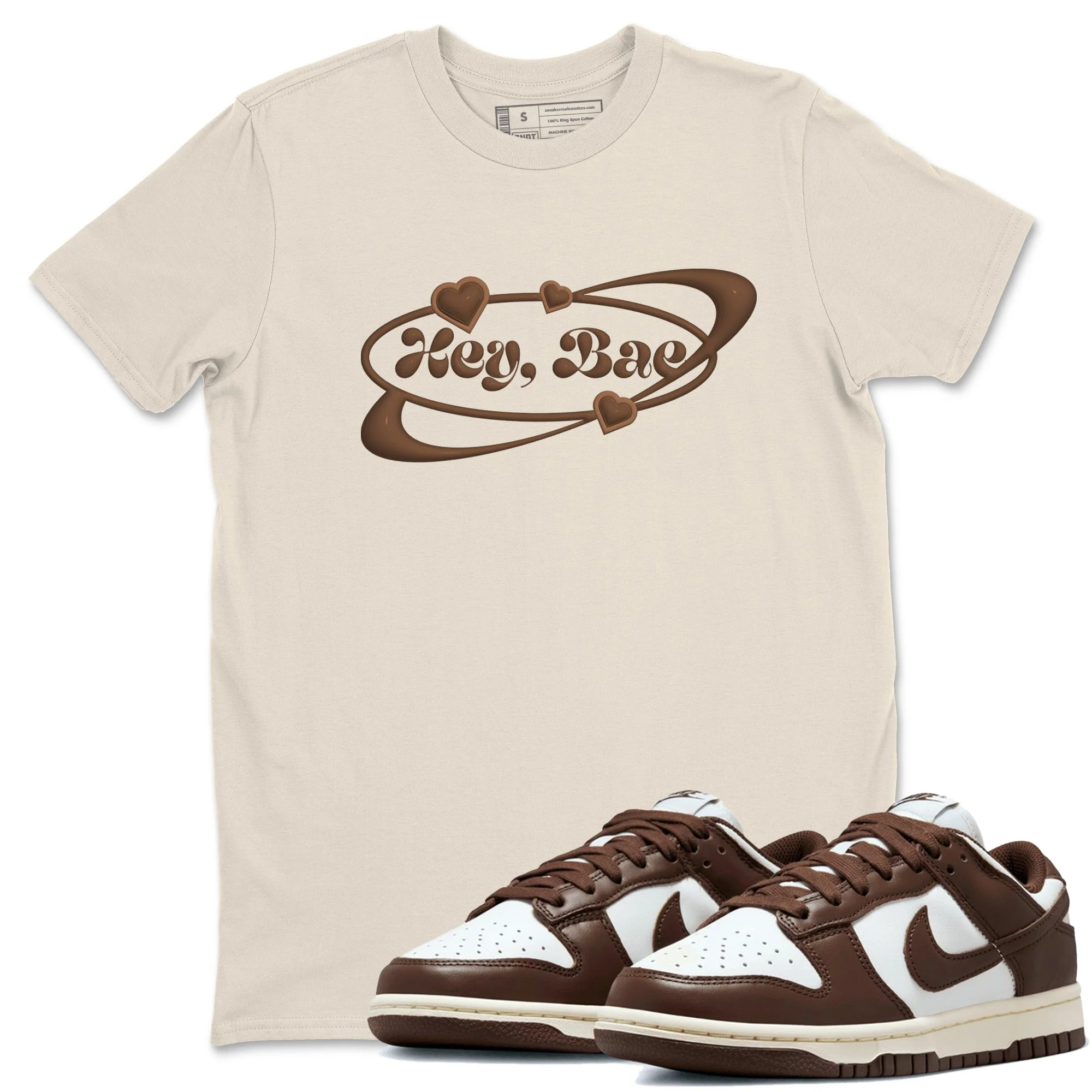 Hey Bae Sneaker Tee - Dunk Cacao Wow