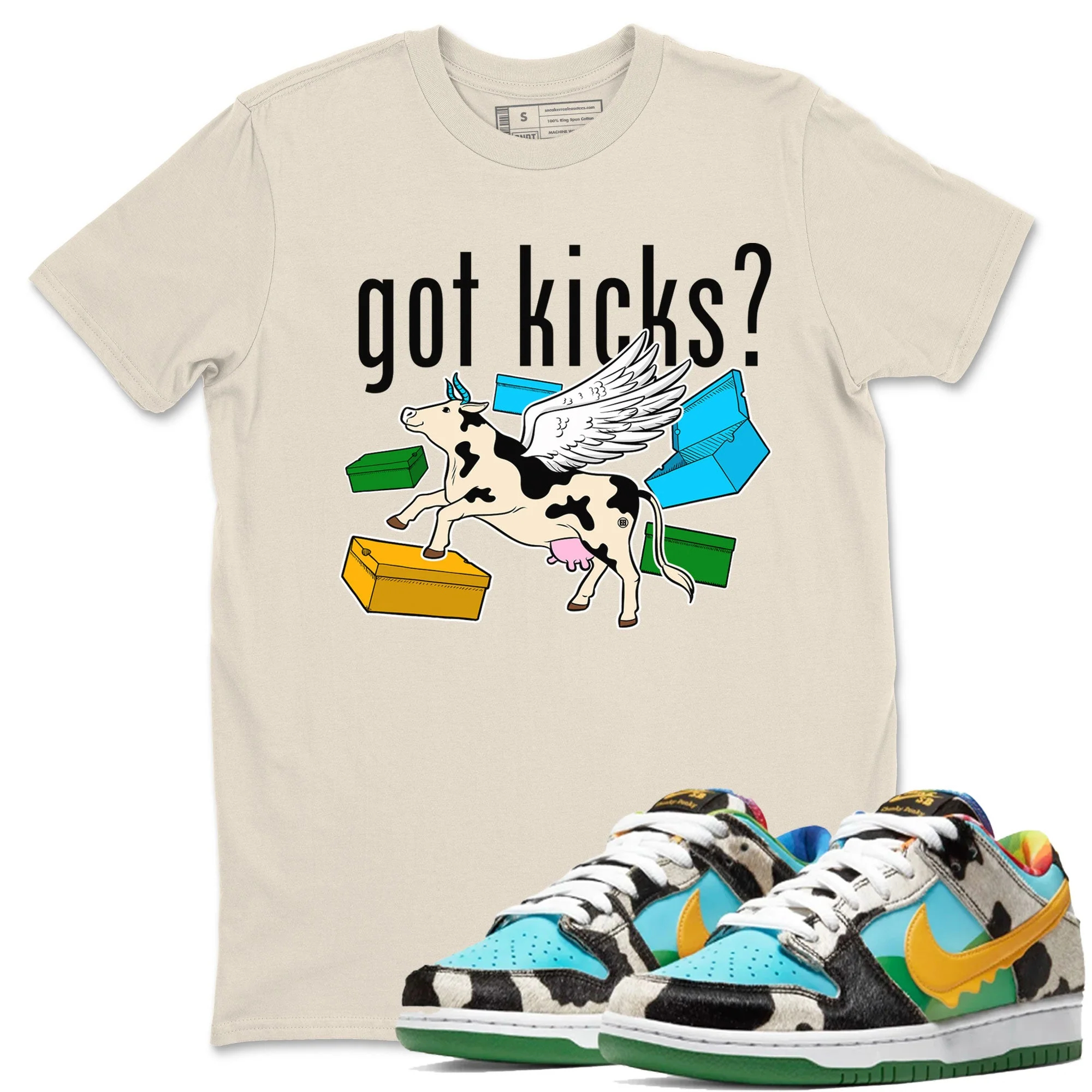 Cow Got Kicks Sneaker Tees - Dunk Chunky Dunky