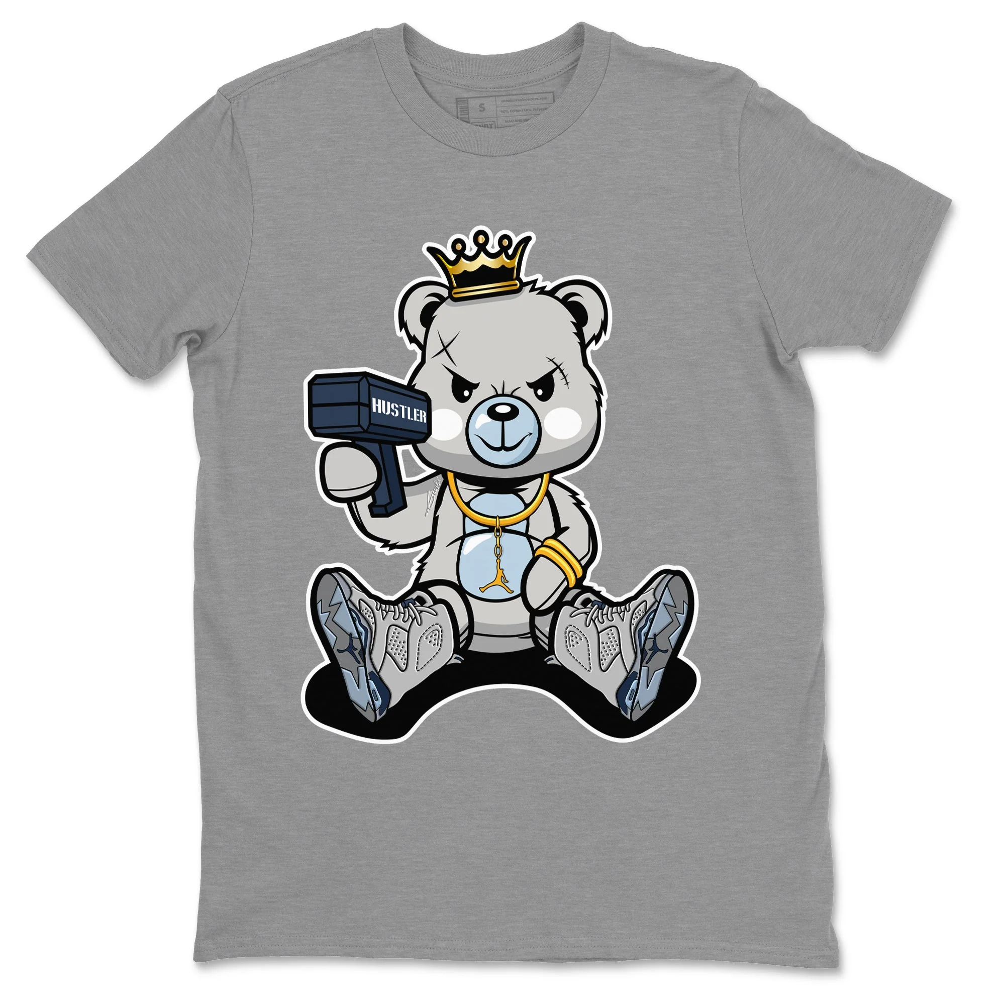 Bad King Baby Bear Unisex Tops - Air Jordan 6 Georgetown