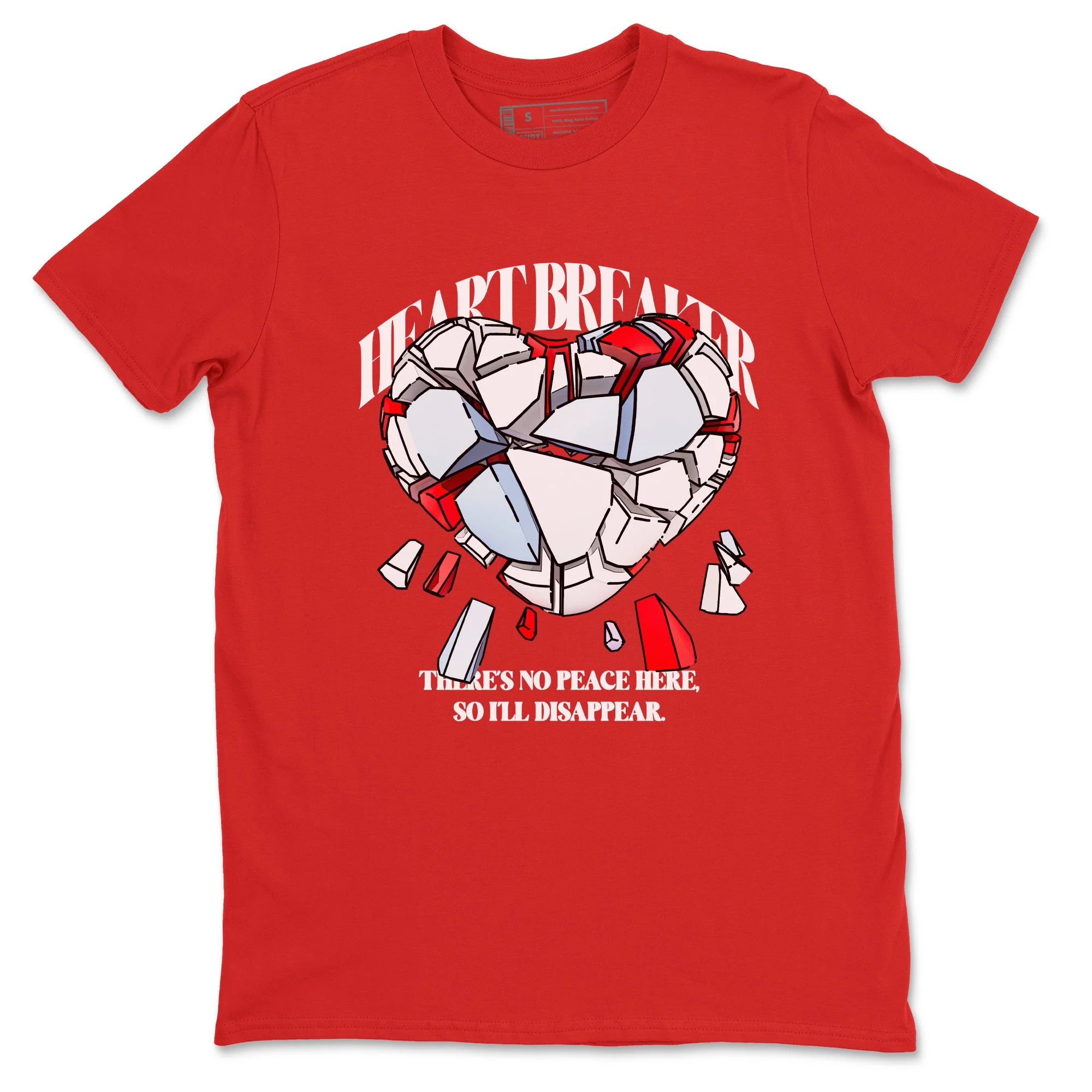 Heart Breaker Sneaker Tees - Air Jordan 6 Fire Red