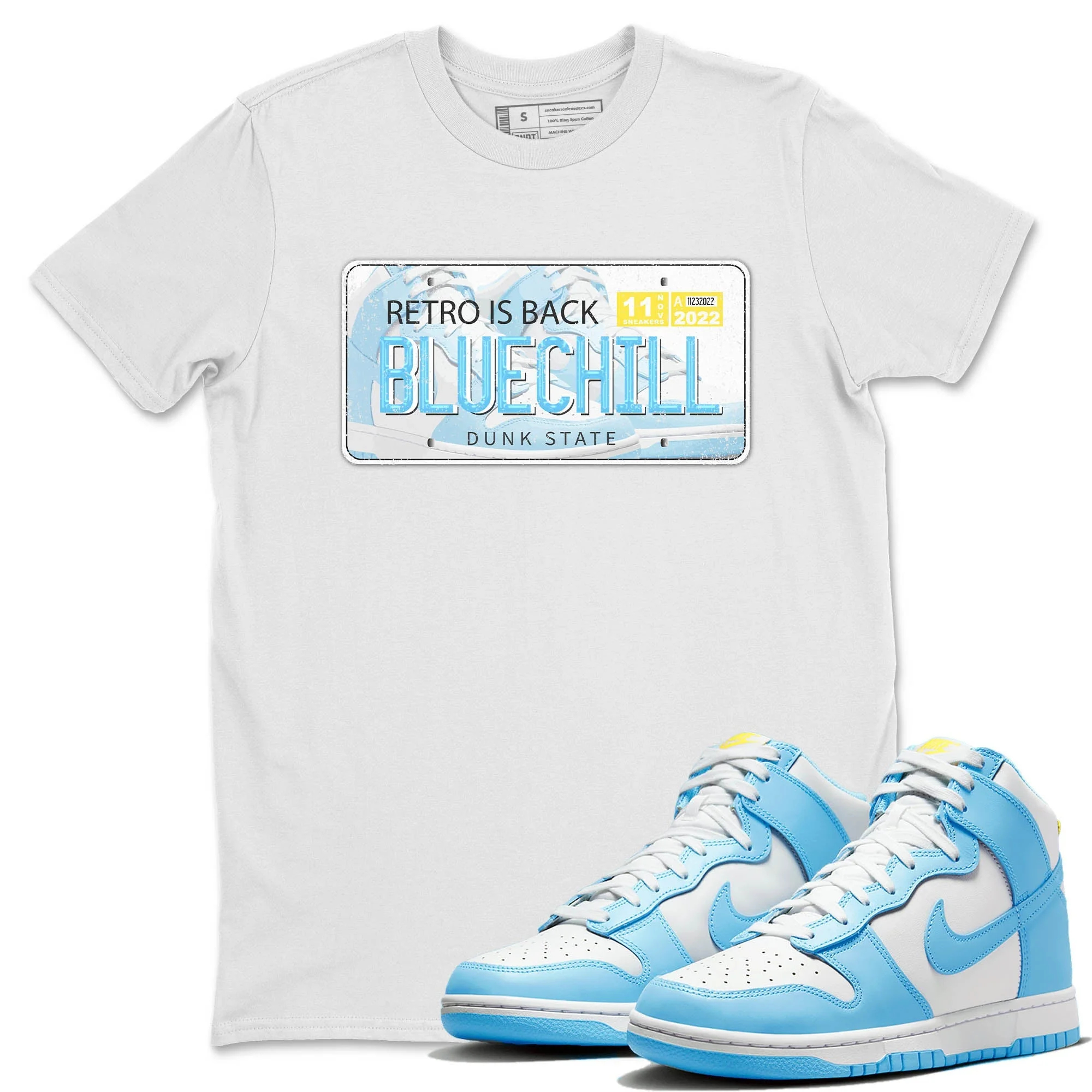 Jordan Plate Unisex Tops - Dunk Blue Chill