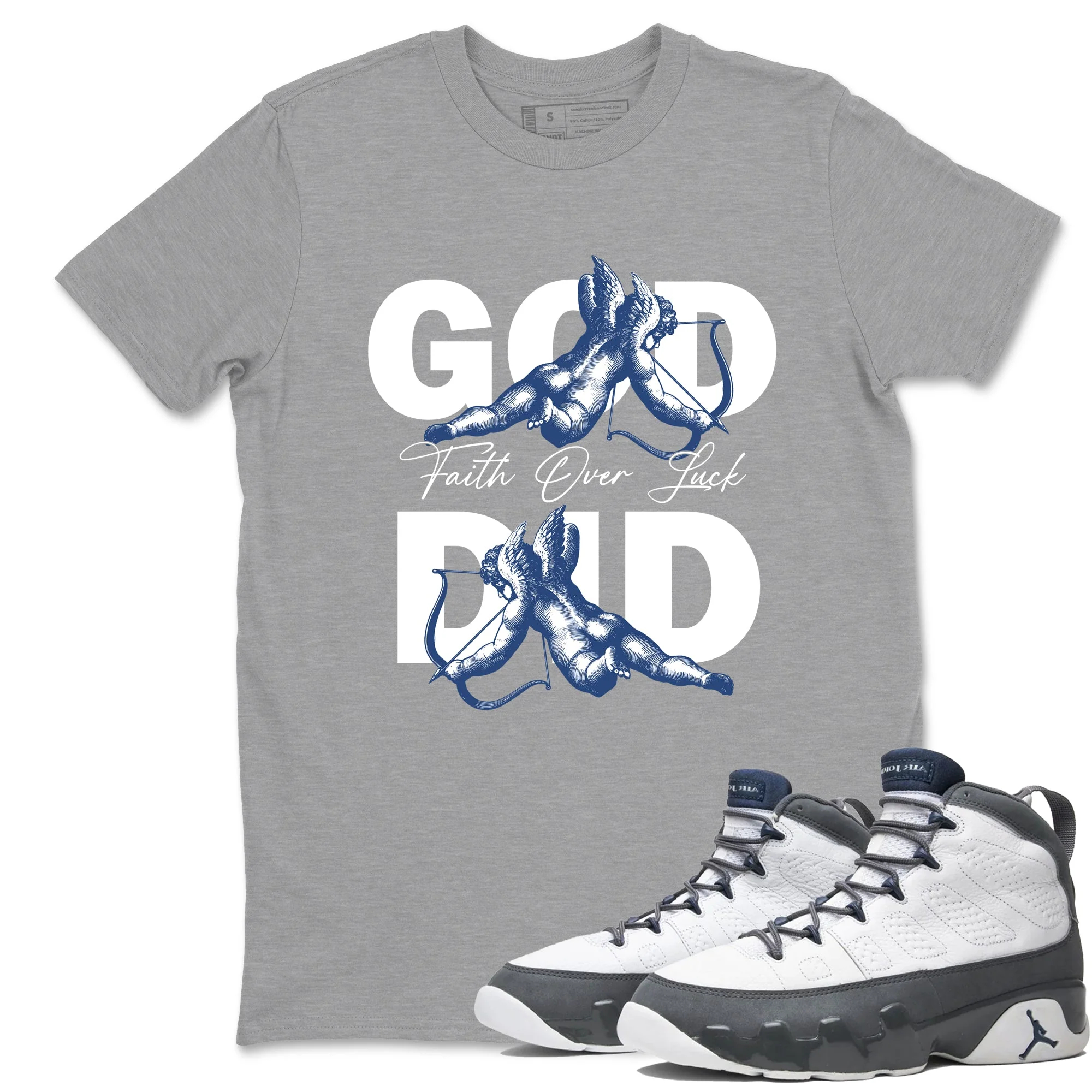 God Did Sneaker Tees - Air Jordan 9 Flint Grey