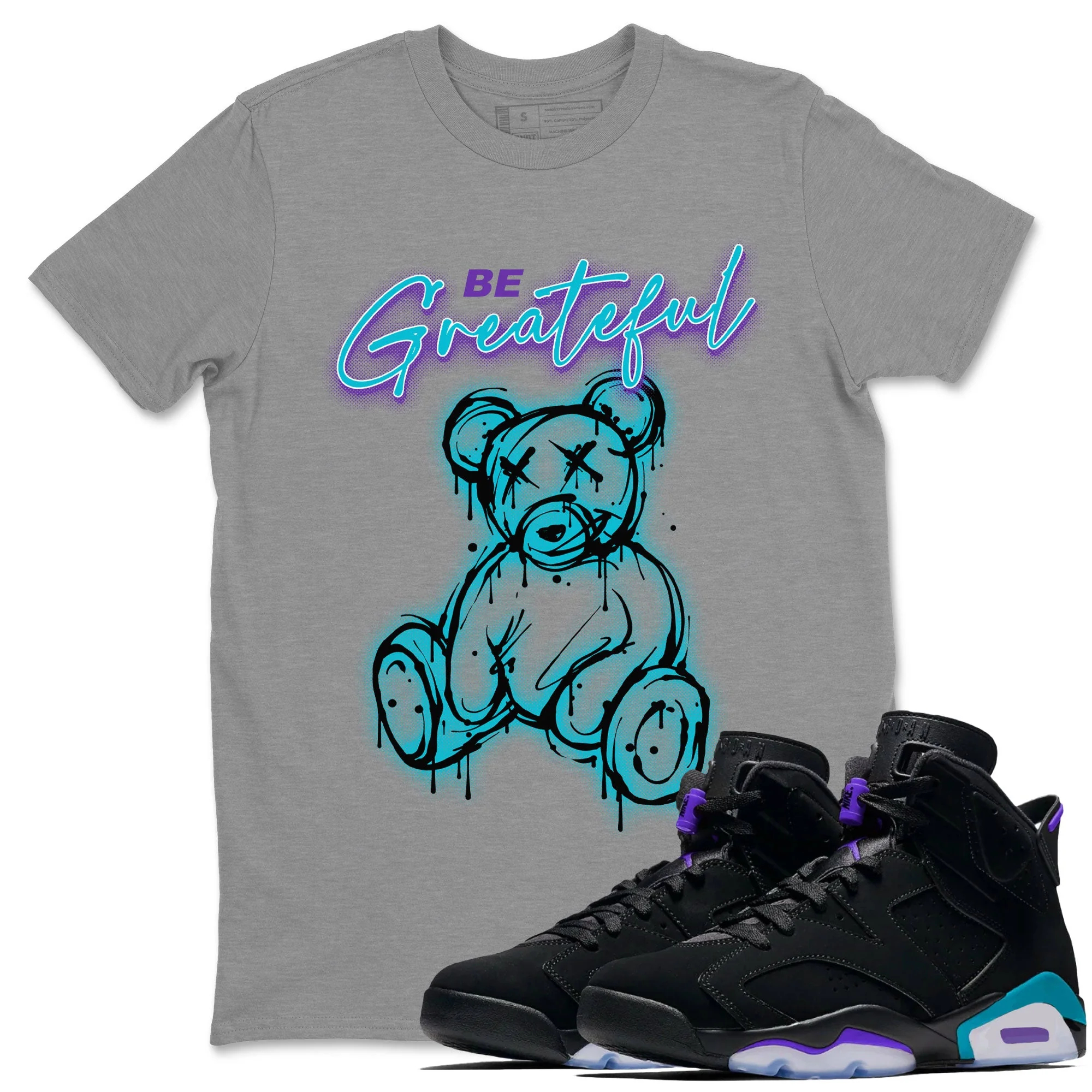 Be Grateful Unisex Tops - Air Jordan 6 Aqua