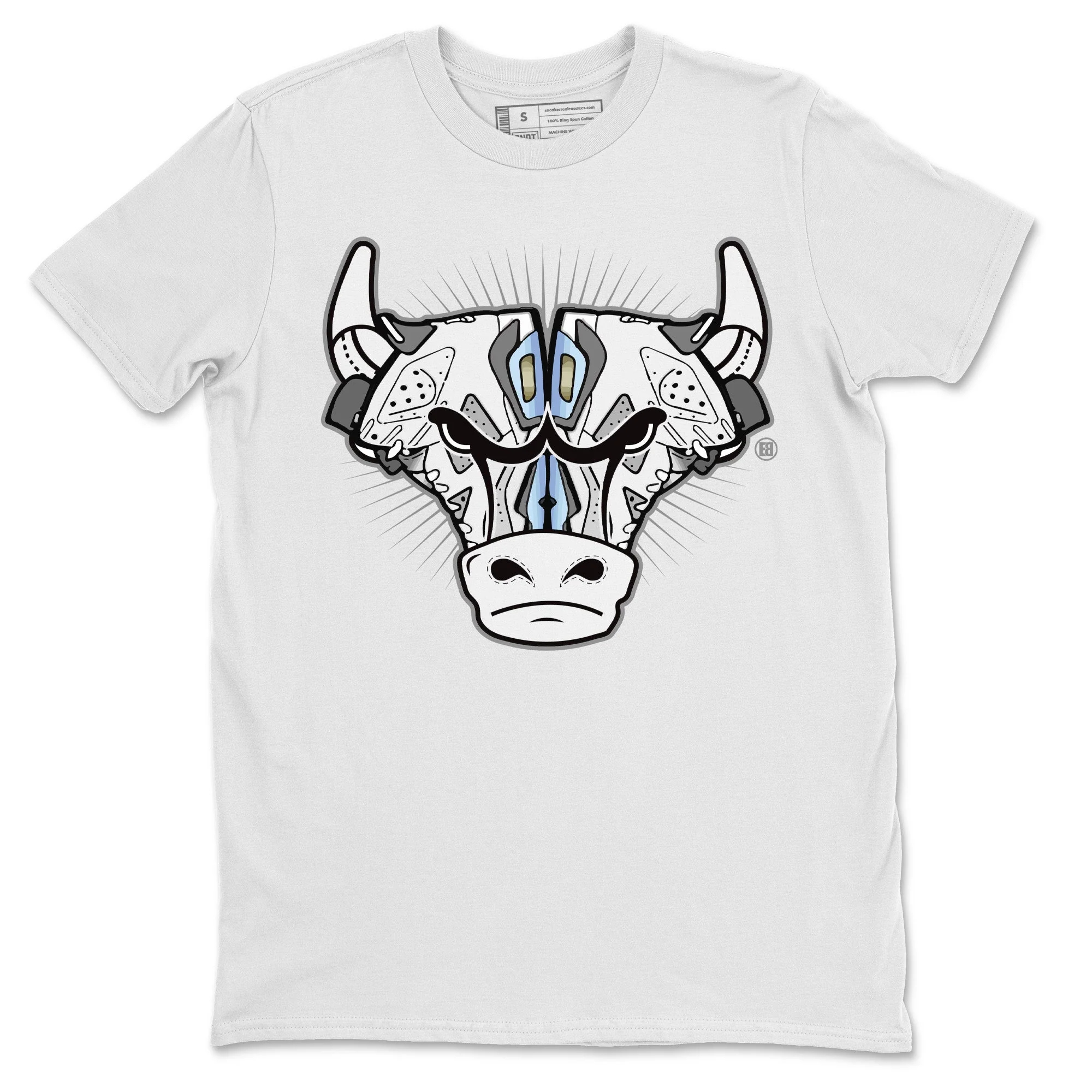 Sneaker Bull Head Unisex Tops - Air Jordan 6 Cool Grey