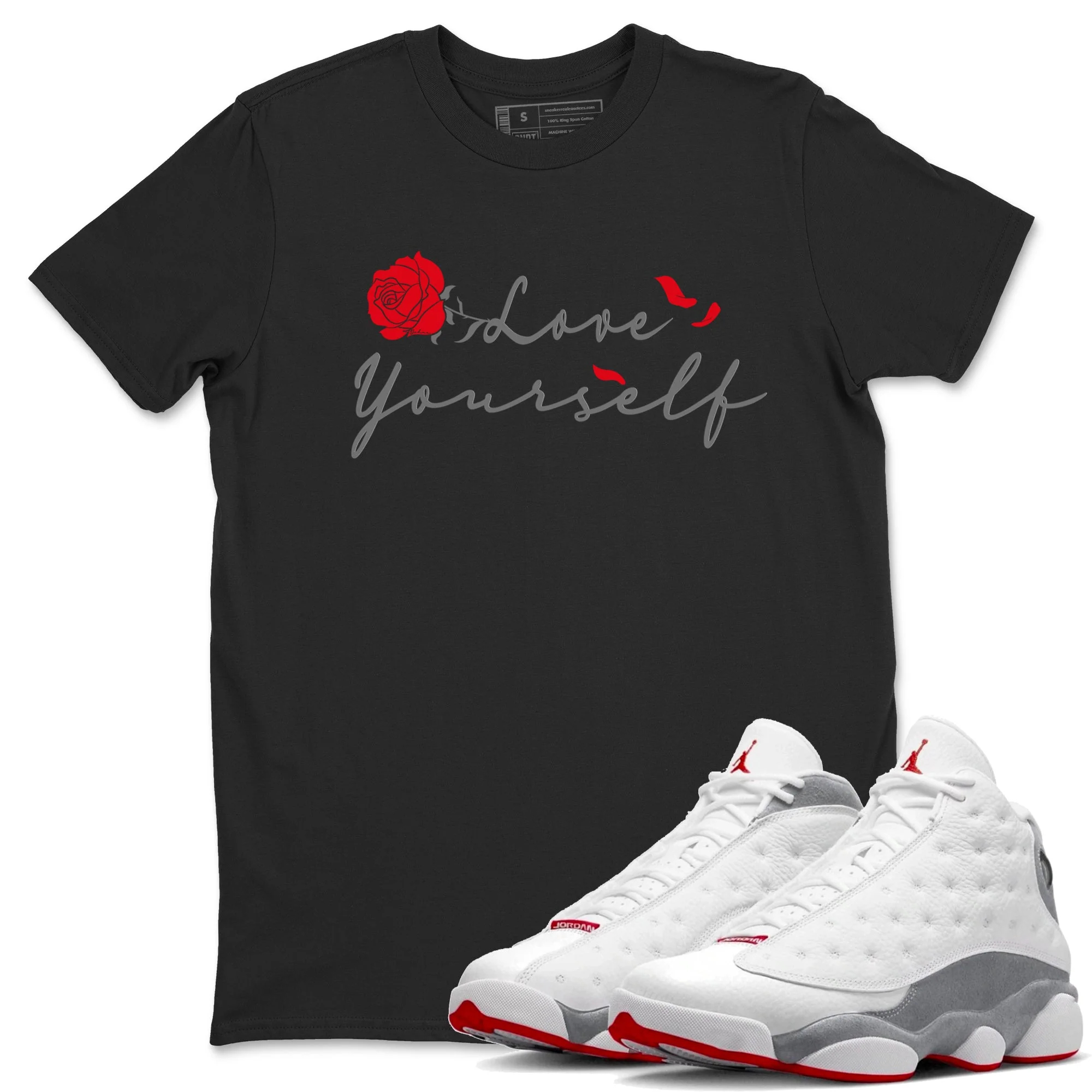 Love Yourself Sneaker Tee - Air Jordan 13 Wolf Grey