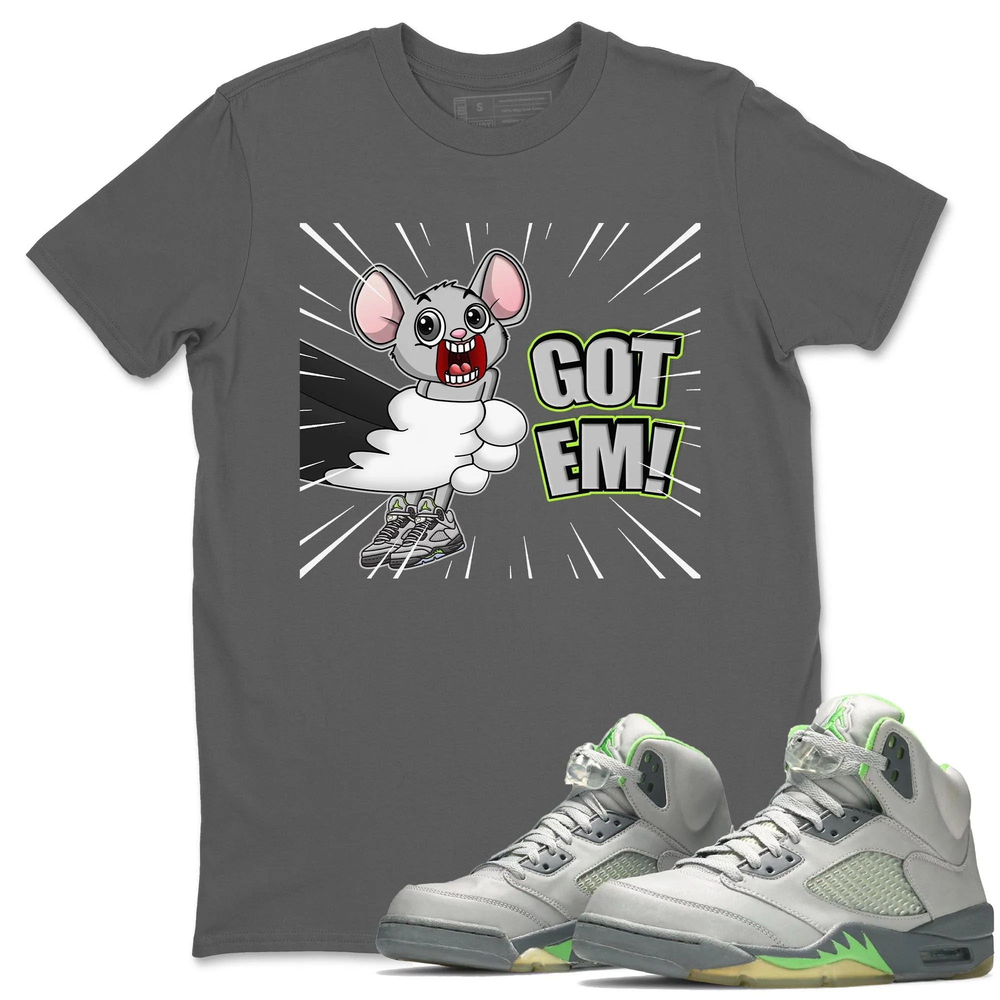T&J Got Em Unisex Tops - Air Jordan 5 Green Bean