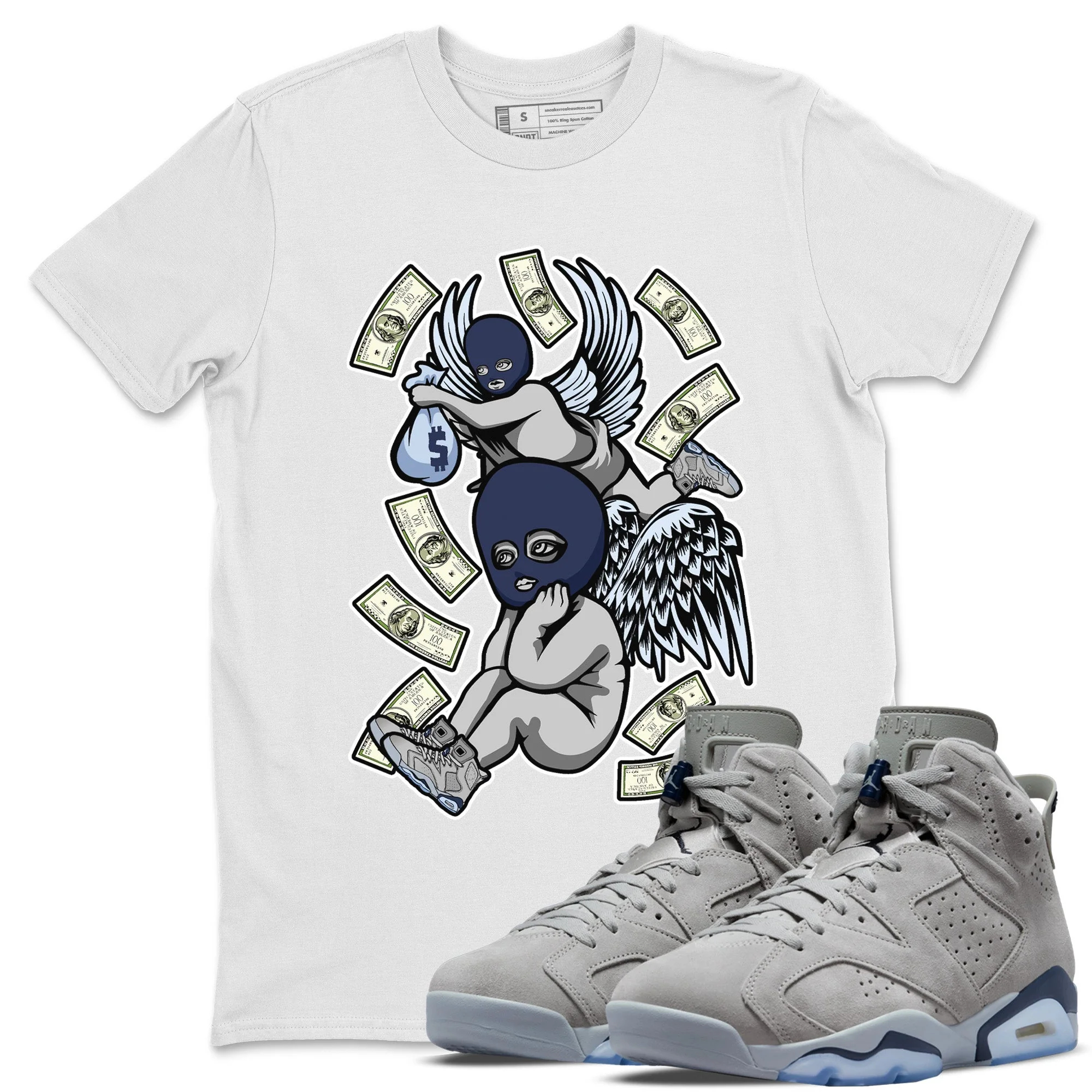 Hustle Angels Unisex Tops - Air Jordan 6 Georgetown