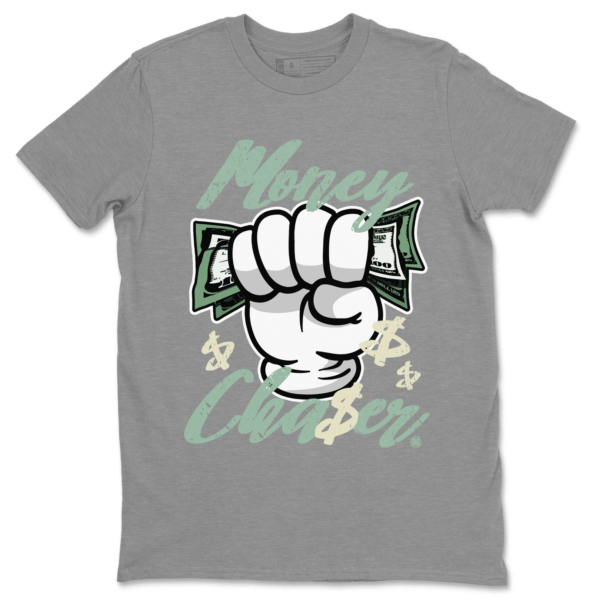 Money Chaser Unisex Tops - Dunk Mica Green