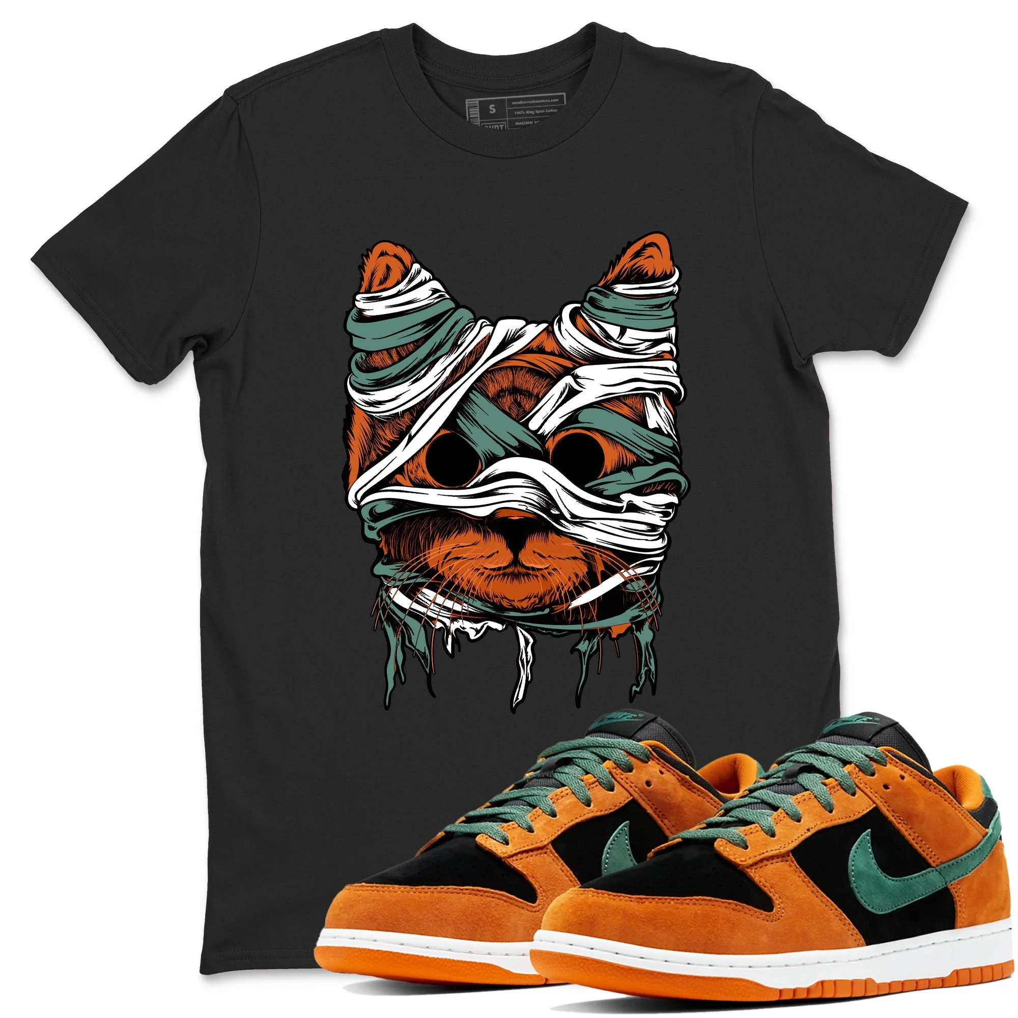 Cat Mummy Sneaker Tees - Dunk Ceramic
