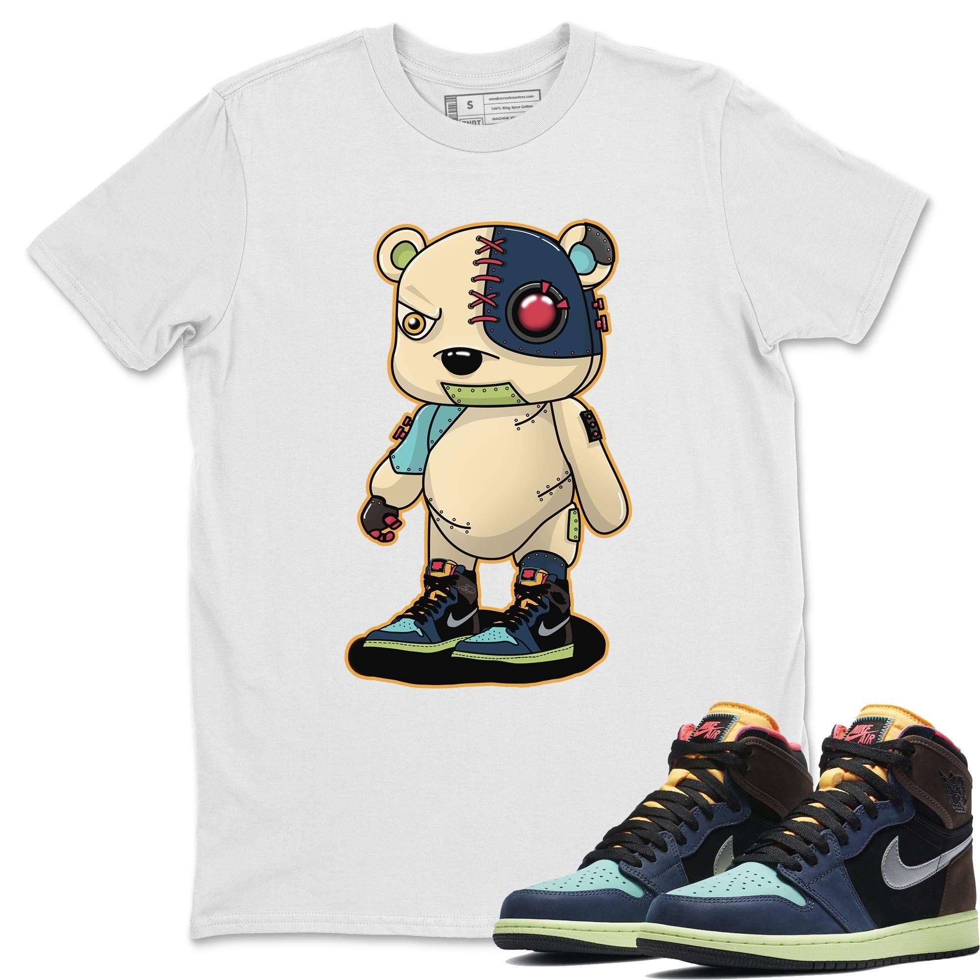 Cyborg Bear Unisex Tops - Air Jordan 1 Bio Hack