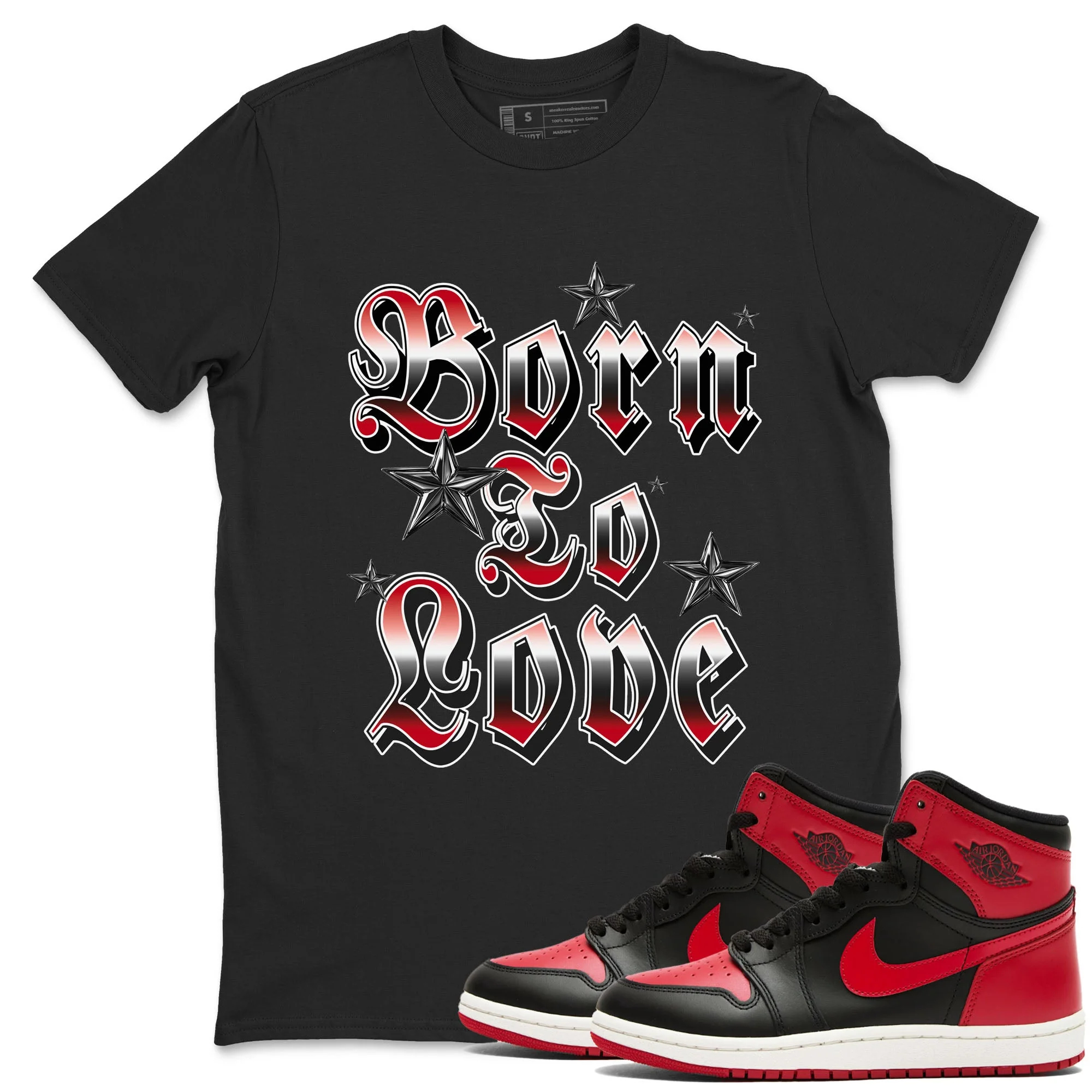 Born To Love Sneaker Tees - Air Jordan 1 '85 Bred