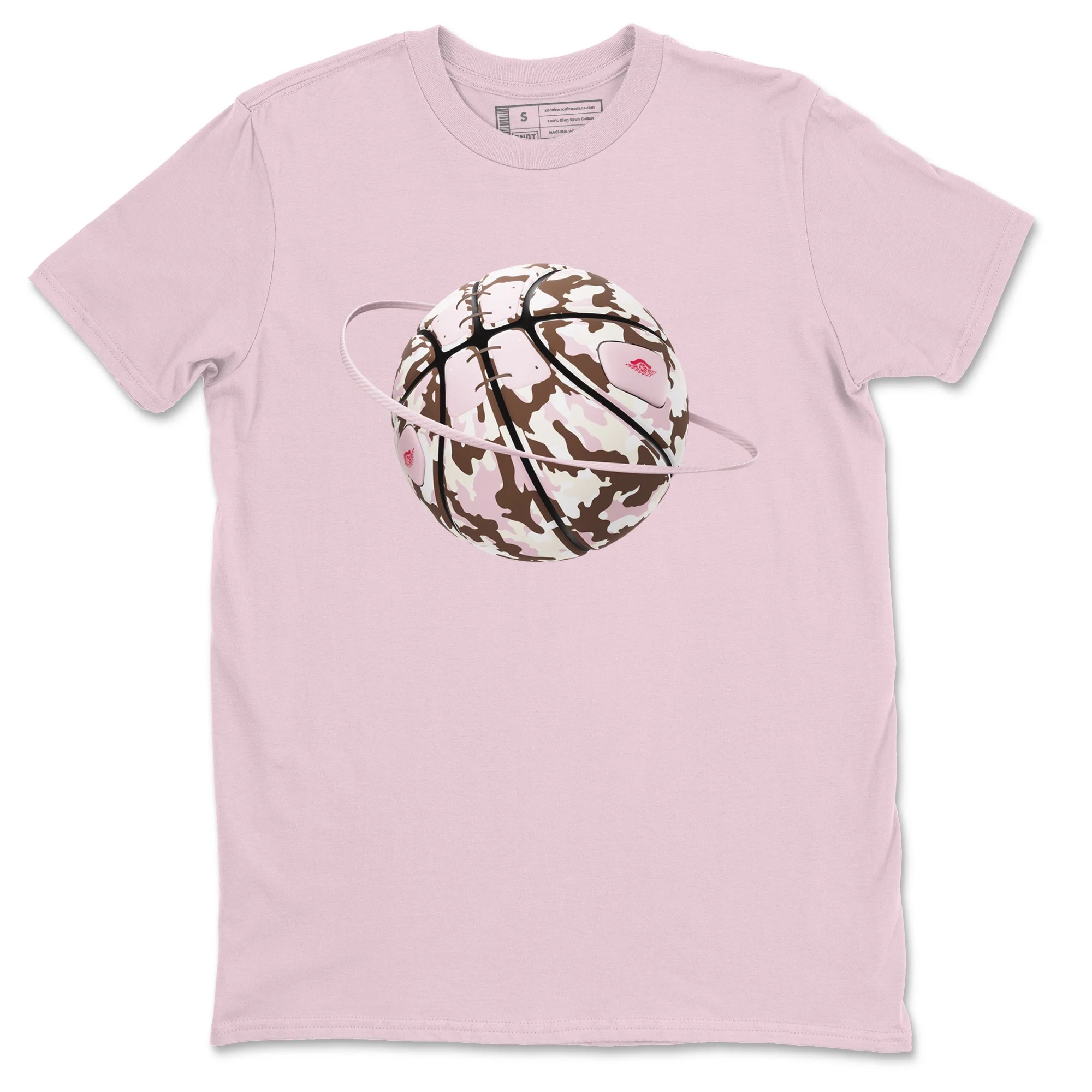 Camo Basketball Planet Sneaker Tees - Dunk Cacao Wow And Pink Foam