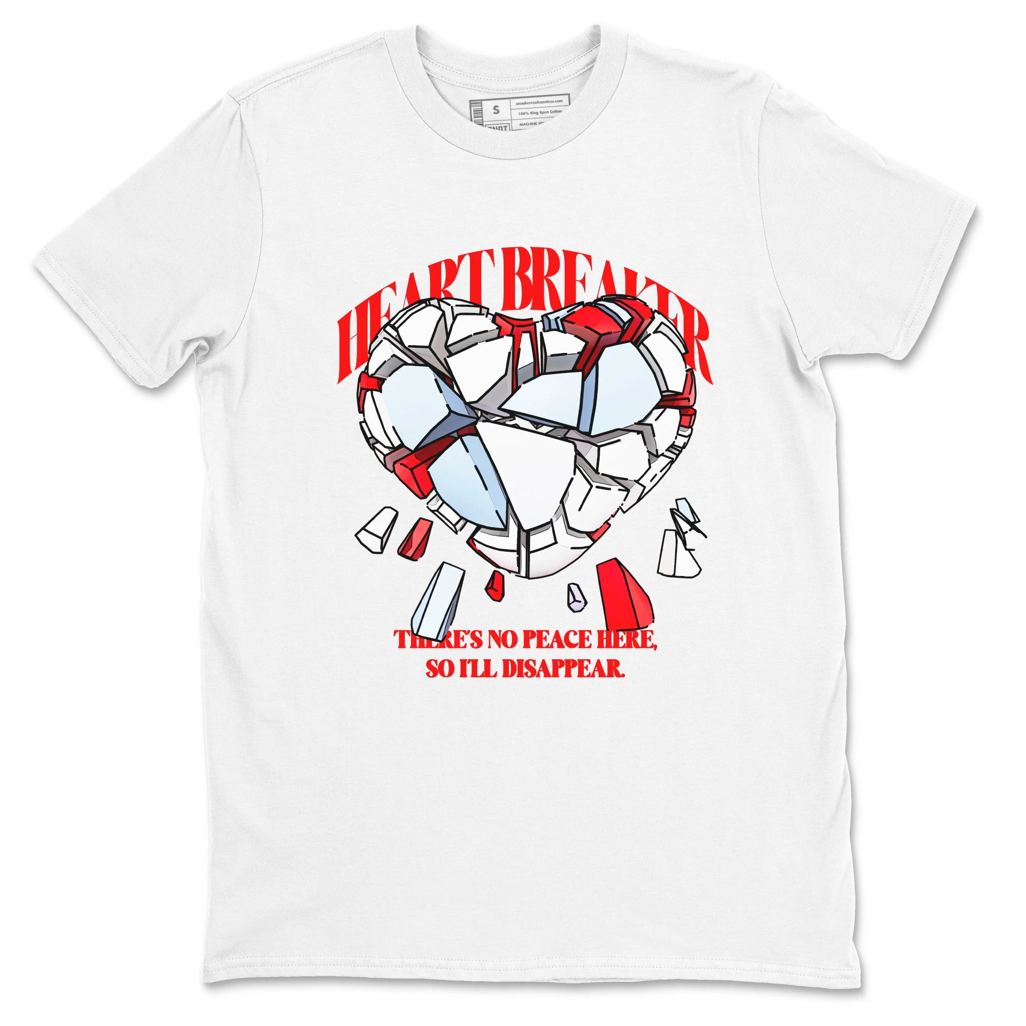 Heart Breaker Sneaker Tees - Air Jordan 6 Fire Red