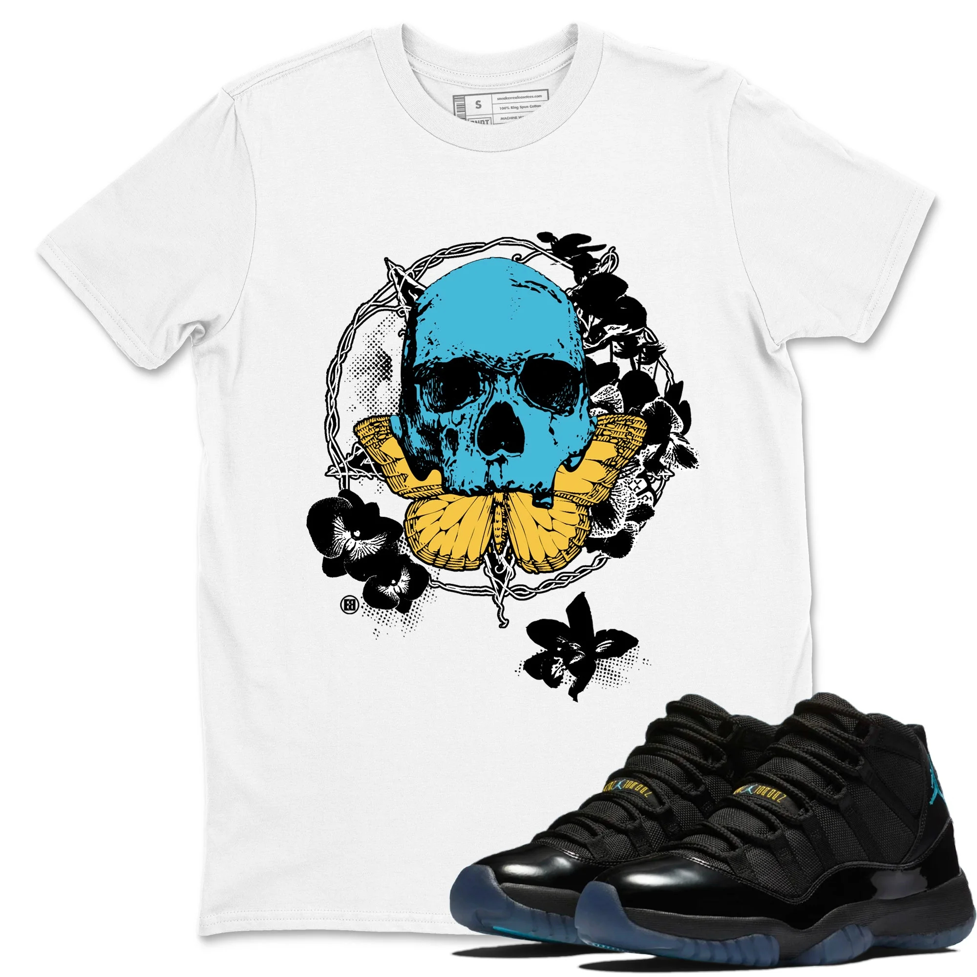 Carpe Diem Skull Sneaker Tees - Air Jordan 11 Gamma