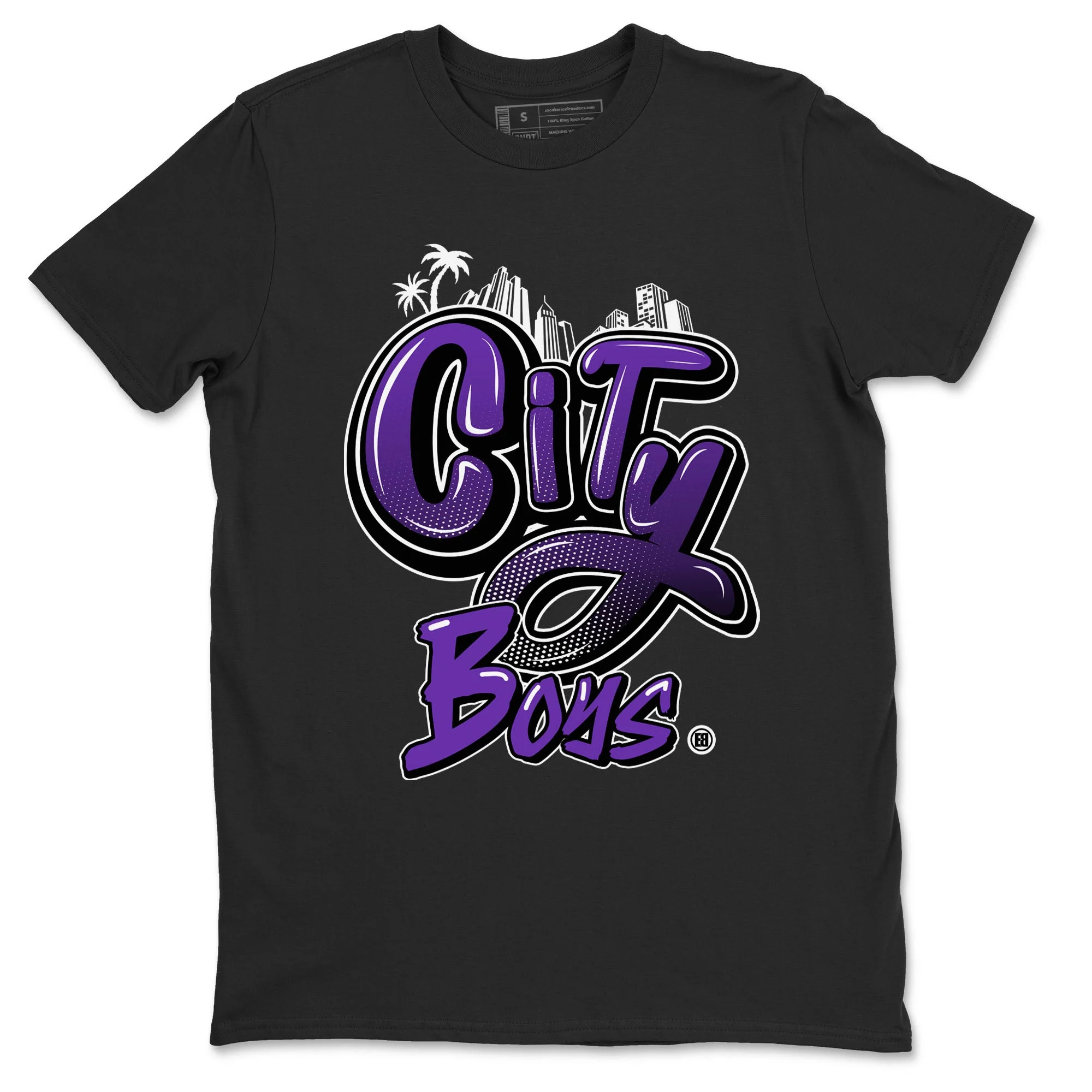City Boys Sneaker Tees - Dunk Low Court Purple