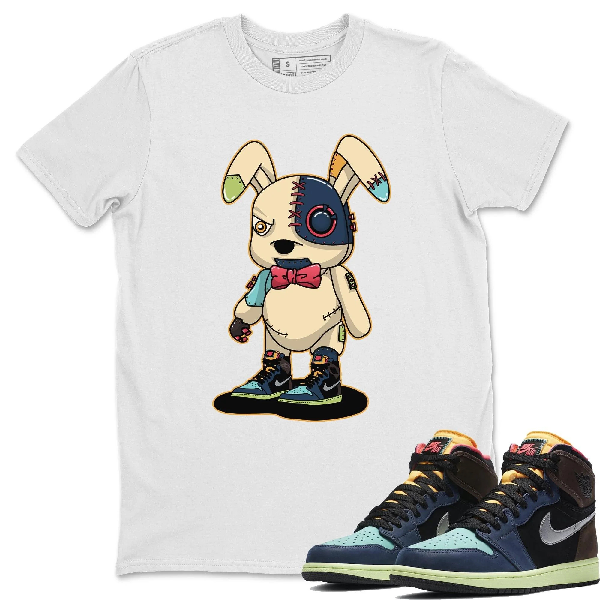 Cyborg Bunny Unisex Tops - Air Jordan 1 Bio Hack