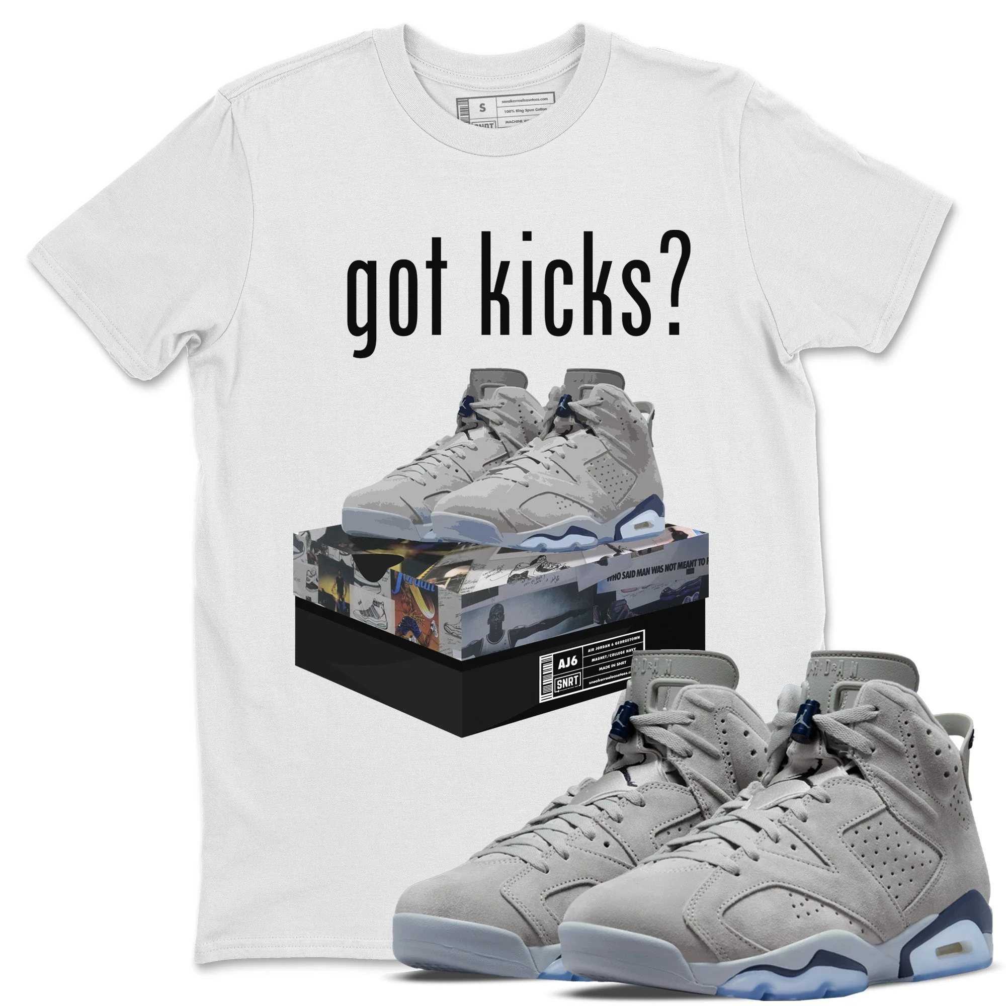 Got Kicks Unisex Tops - Air Jordan 6 Georgetown