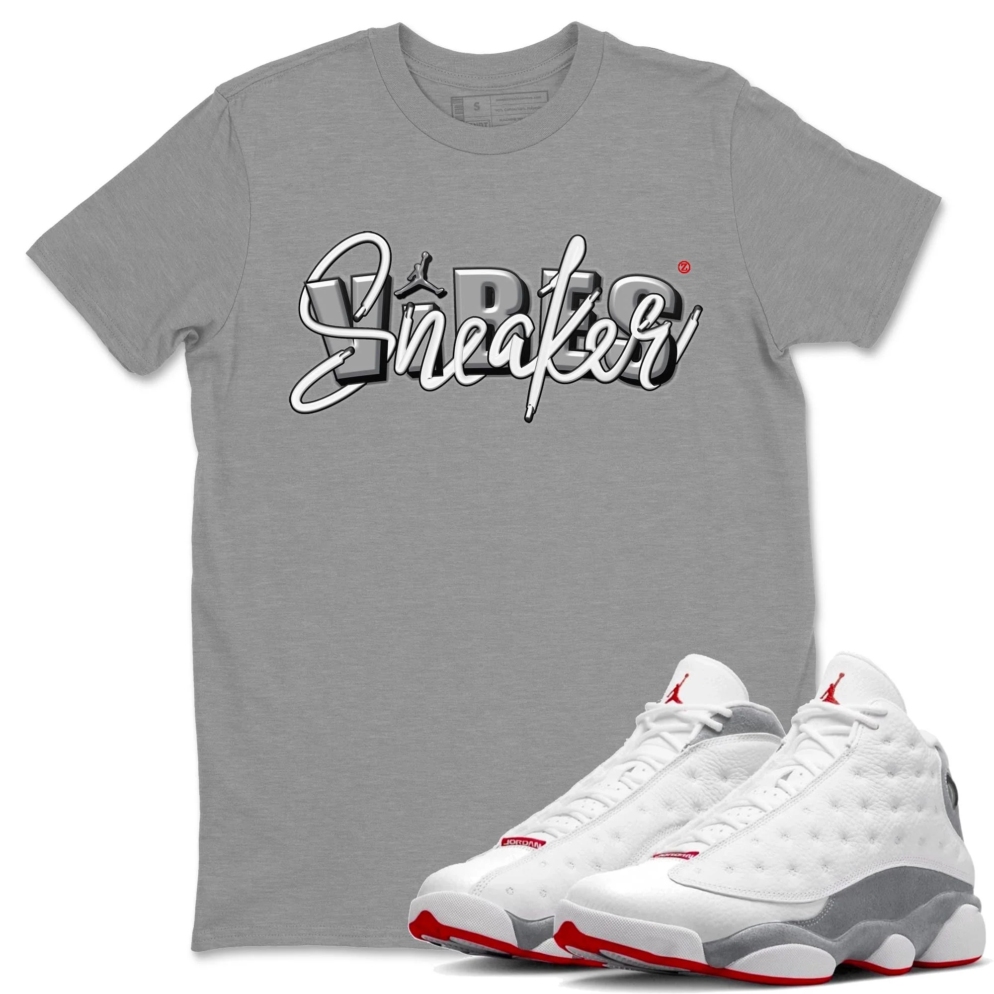 Sneaker Vibes Unisex Tops - Air Jordan 13 Wolf Grey