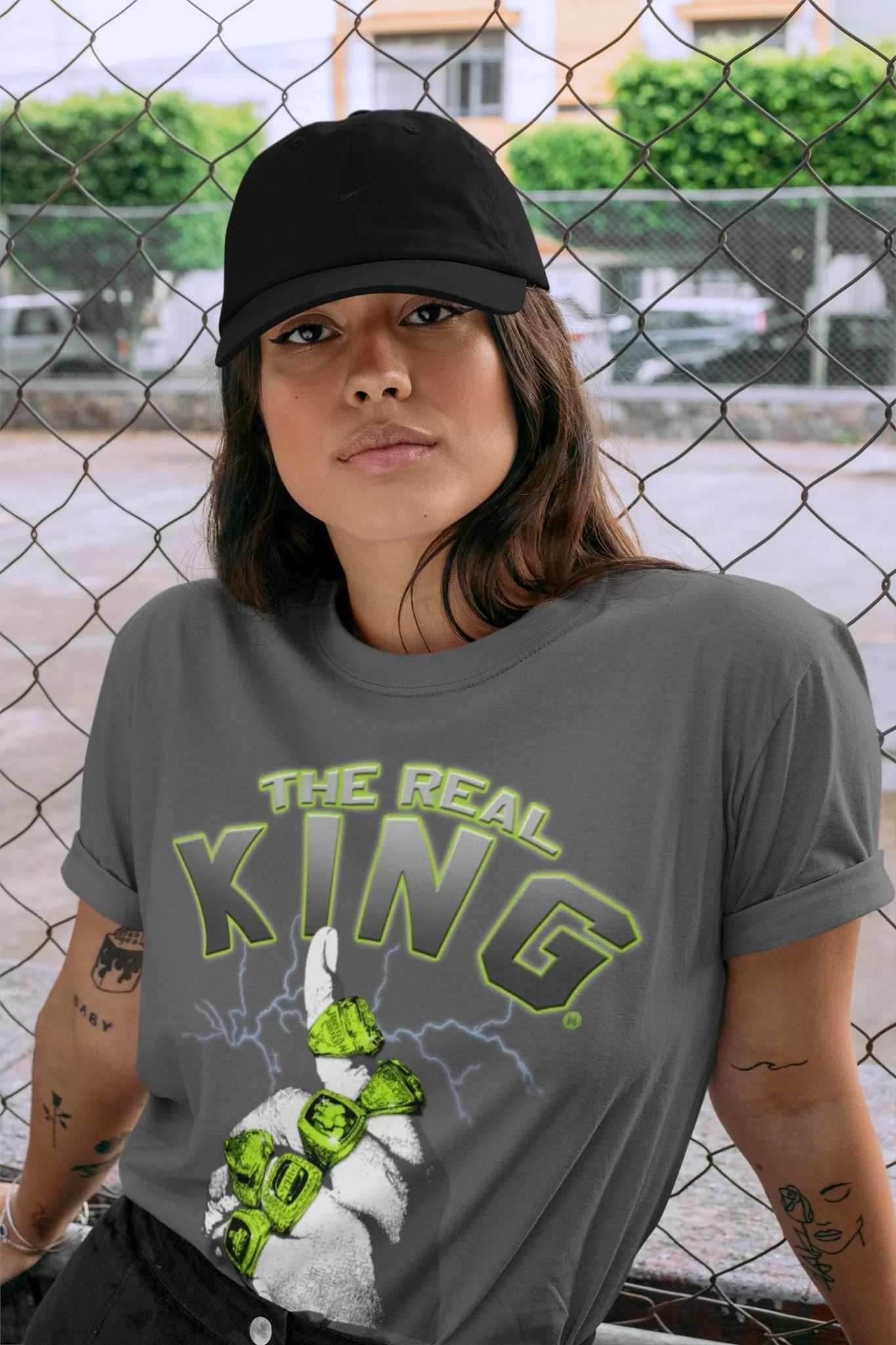 The Real King Unisex Tops - Air Jordan 5 Green Bean